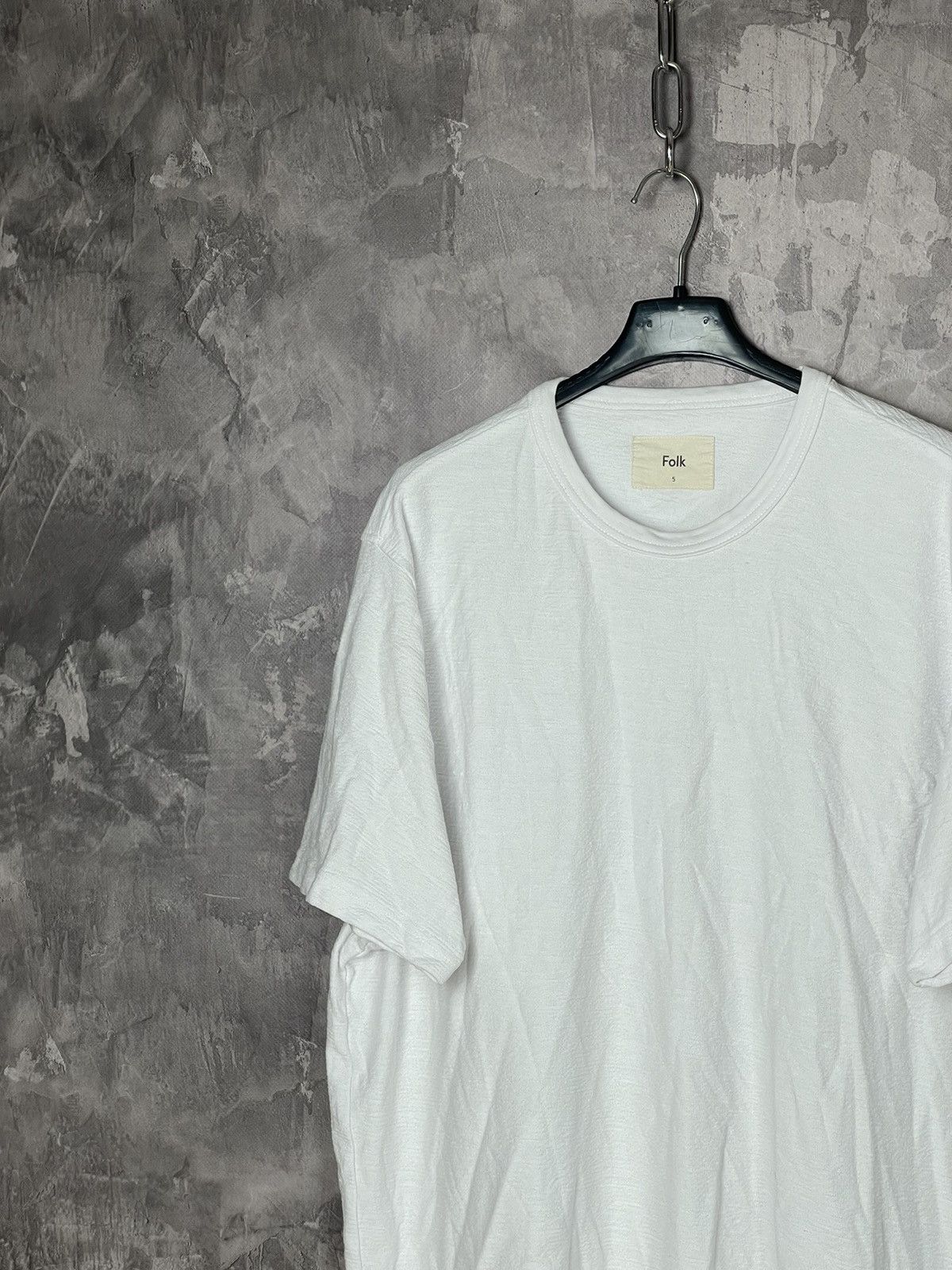 Folk × Other UK Folk Marret White Basic streetwear SS T-Shirt Size L Size US L / EU 52-54 / 3 - 3 Thumbnail