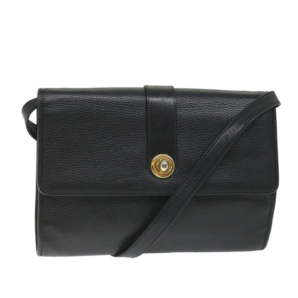 Gucci Black Leather Shoulder Bag (Pre-Owned) Size ONE SIZE - 1 Thumbnail