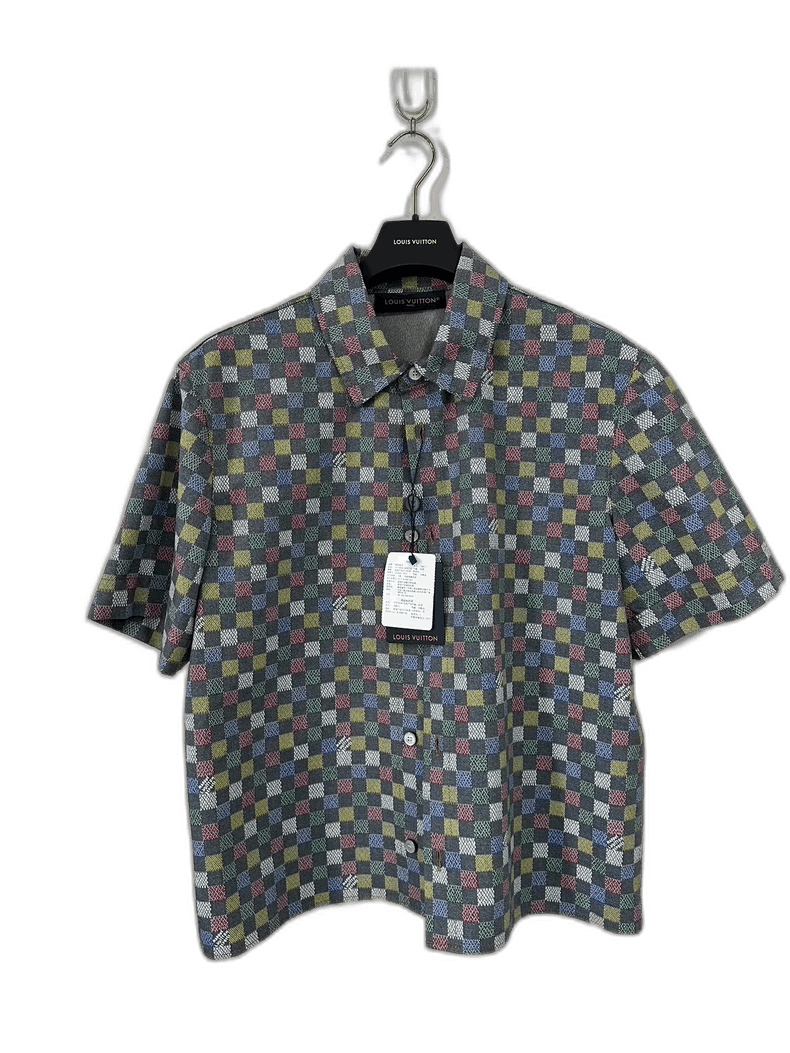 Louis Vuitton Louis Vuitton Checkerboard Short Sleeve Shirt Size US M / EU 48-50 / 2 - 1 Thumbnail