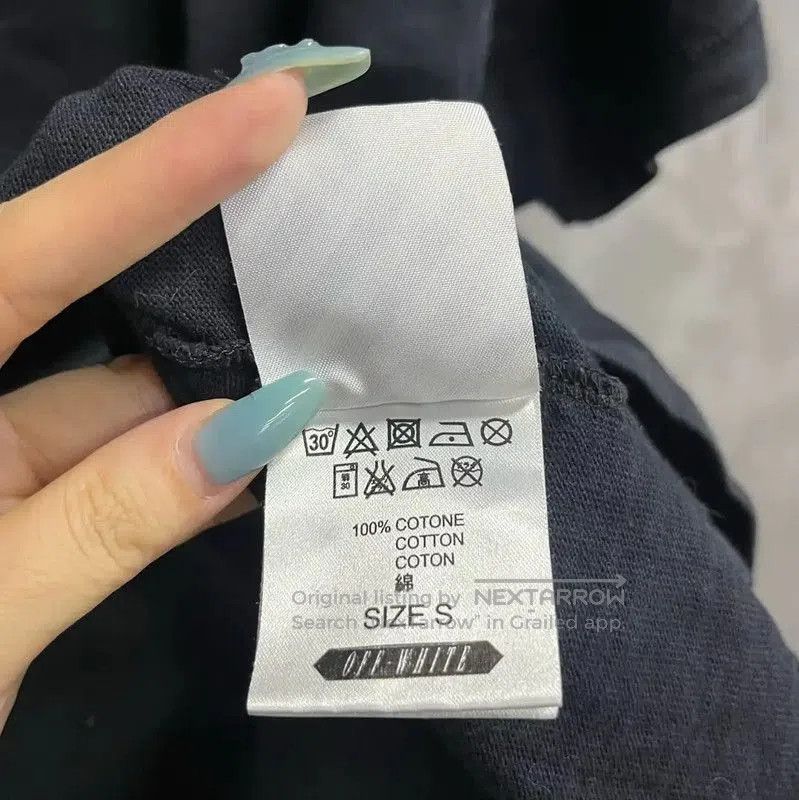 Off-White Off-White Black Cotton Women's T-Shirt . Size S / US 4 / IT 40 - 3 Thumbnail