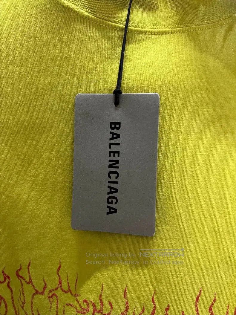 Balenciaga Balenciaga Flame Letter Short Sleeve. Size US M / EU 48-50 / 2 - 5 Thumbnail
