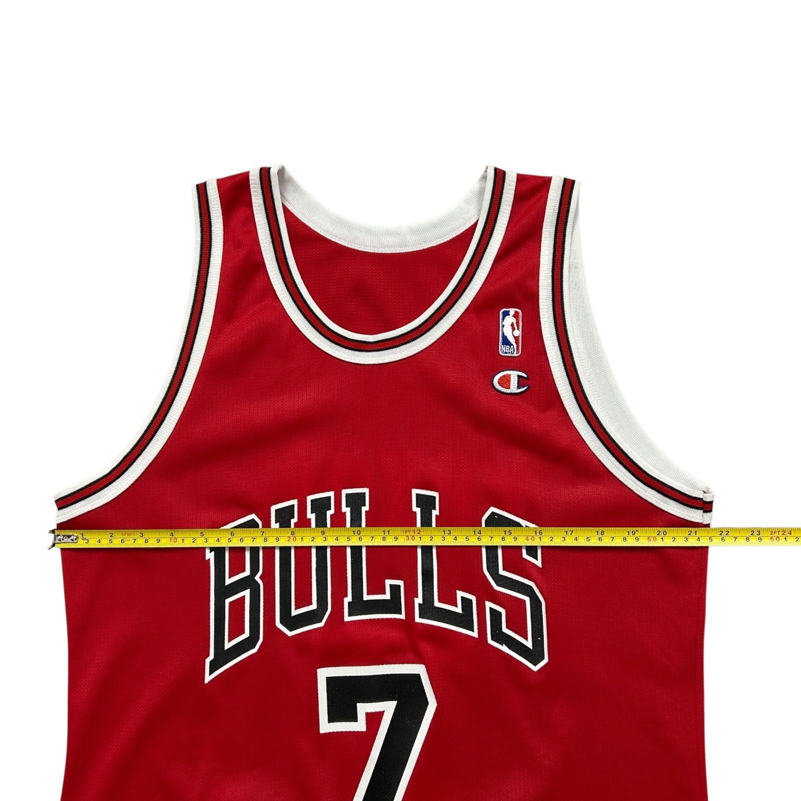 NBA VTG 90s NBA CHICAGO BULLS TONY KUKOC #7 CHAMPION JERSEY Size US L / EU 52-54 / 3 - 8 Thumbnail
