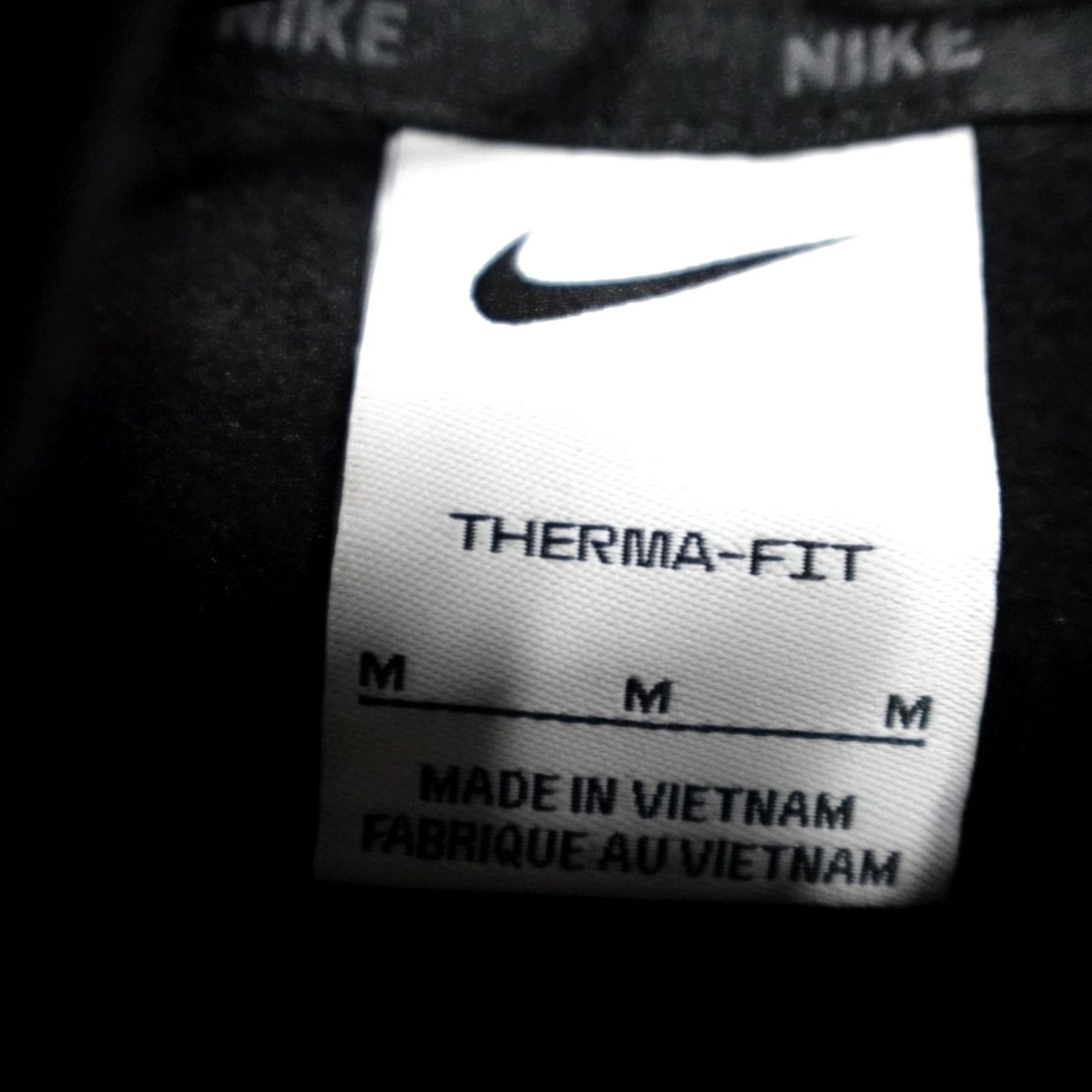 Nike VINTAGE Nike Hoodie Medium Black Fleece Therma Fit Graphic 1 DQ4840 Mens M Size US M / EU 48-50 / 2 - 6 Thumbnail