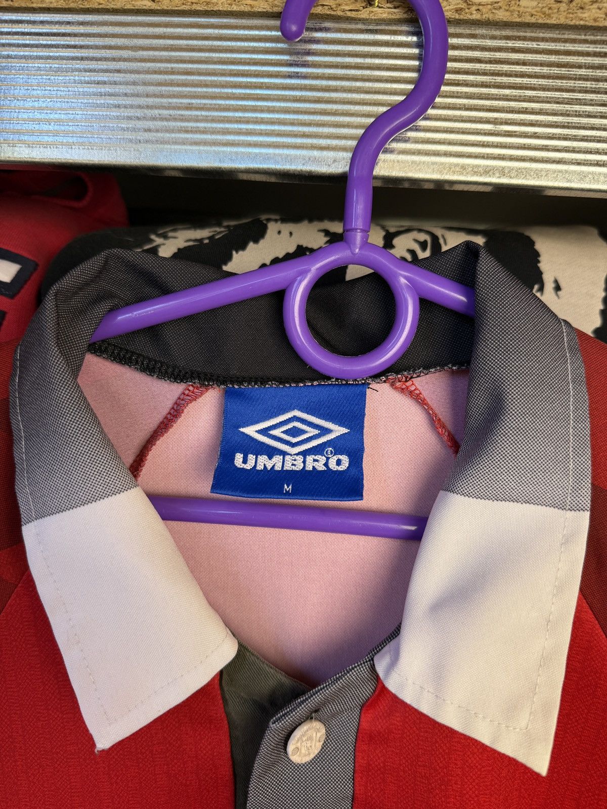 Umbro Vintage umbro Manchester United 1996 sharp jersey blockcore Size US M / EU 48-50 / 2 - 13 Thumbnail