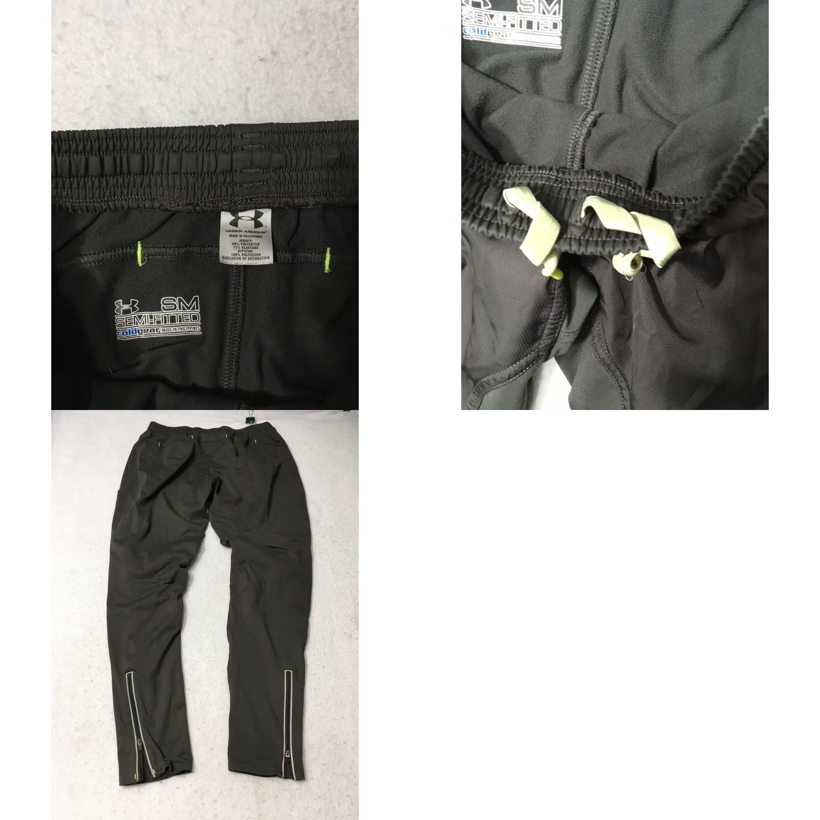 Under Armour UNDER ARMOUR gray JOGGER PANTS - Solid Size 36" / US 14 / IT 50 - 8 Thumbnail
