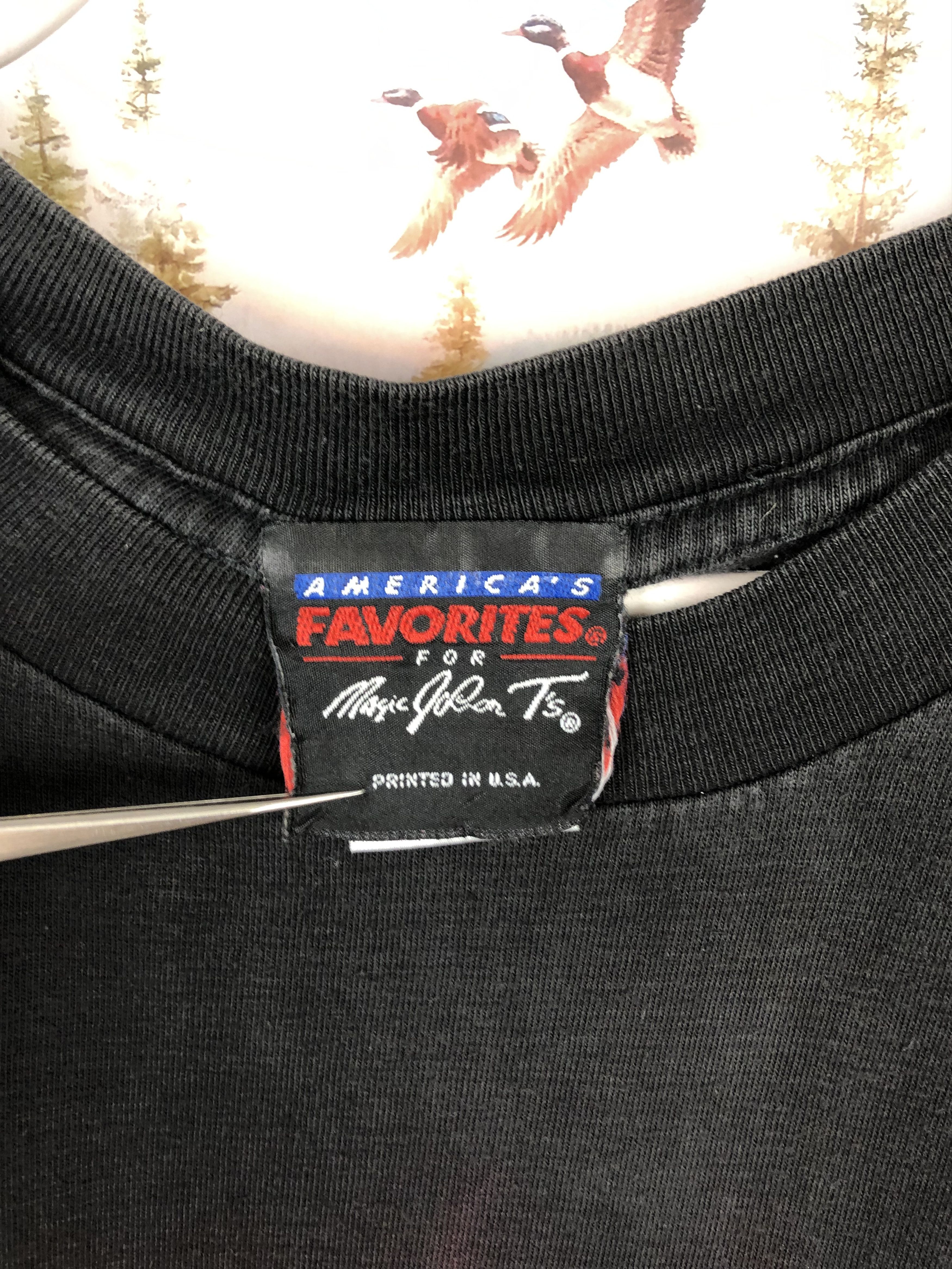 NBA Vintage NBA Chicago Bulls Shirt Over Print Jersey Tee Black Size US L / EU 52-54 / 3 - 8 Thumbnail