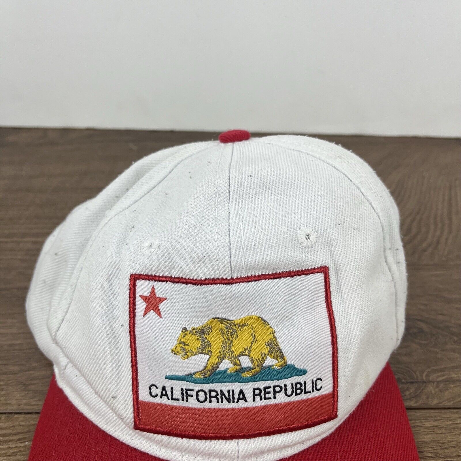 Other California Republic Hat California Adjustable Hat White Hat Size ONE SIZE - 8 Thumbnail