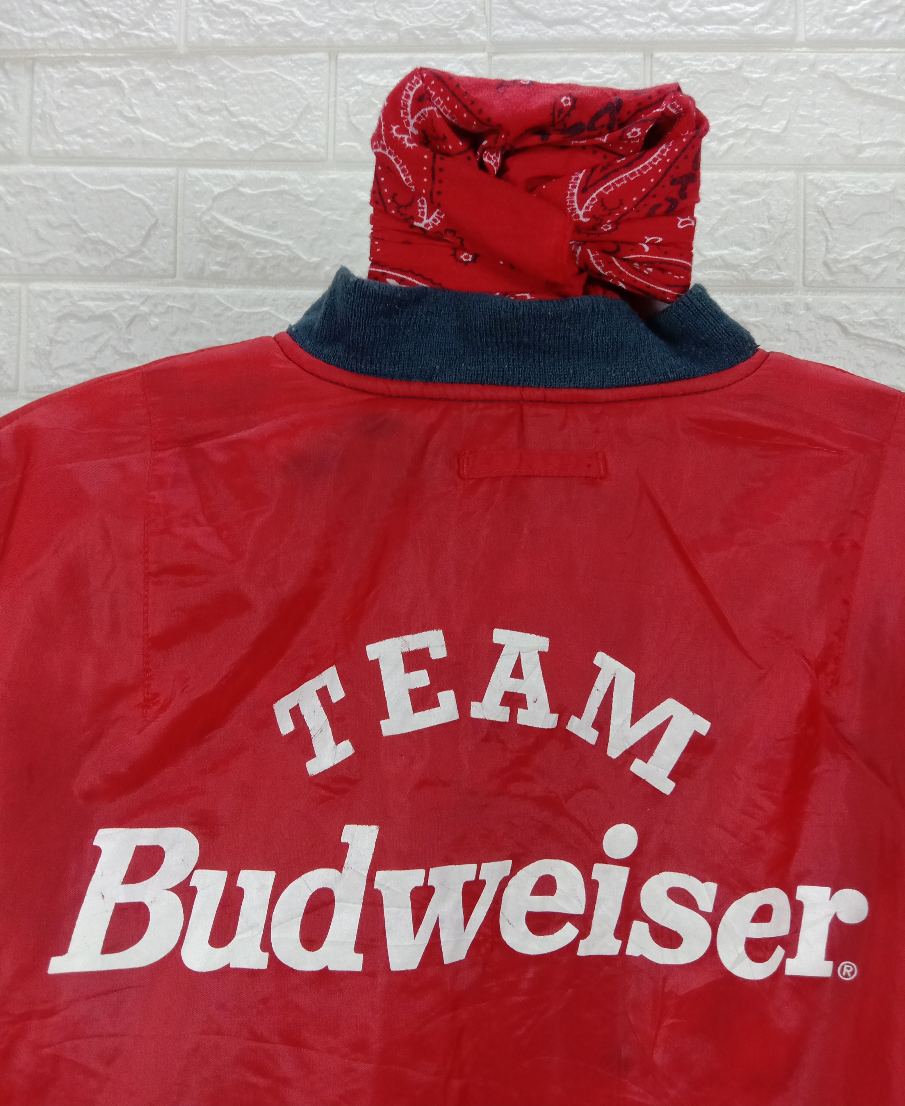 Budweiser Vintage Budweiser Team Reversible Bomber Jacket Size US L / EU 52-54 / 3 - 5 Thumbnail