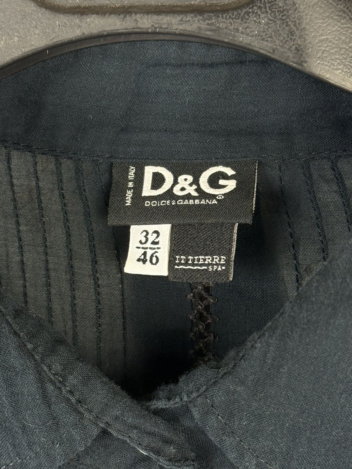 Dolce & Gabbana Vintage Dolce & Gabbana Pleated Button Up Long Sleeve Shirt Size S / US 4 / IT 40 - 7 Thumbnail