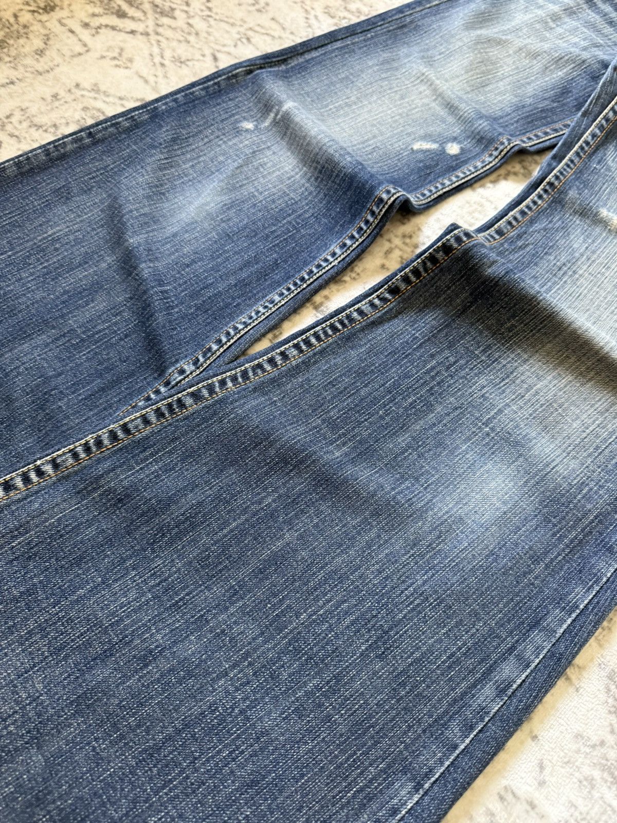 Japanese Brand Drive Jeans Japan Studded Embellishe Wide Leg Flared Jeans Size US 29 - 13 Thumbnail