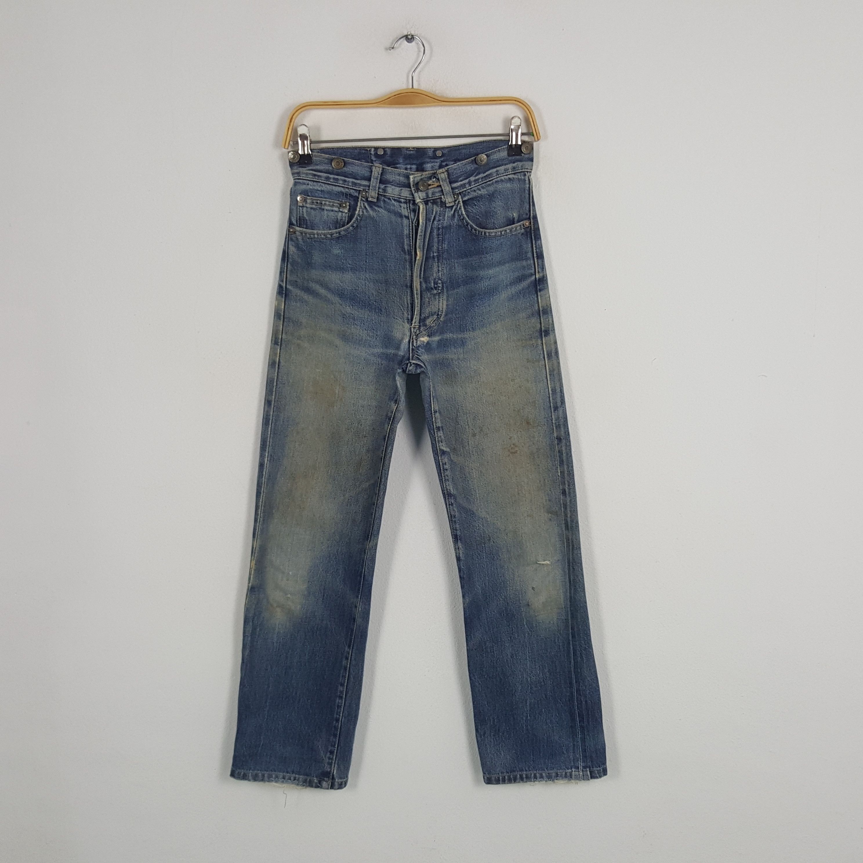 Japanese Brand × Vintage Vintage Evisu Japan Selvedge Daicock Custom Art Denim Jeans Size US 26 / EU 42 - 4 Thumbnail