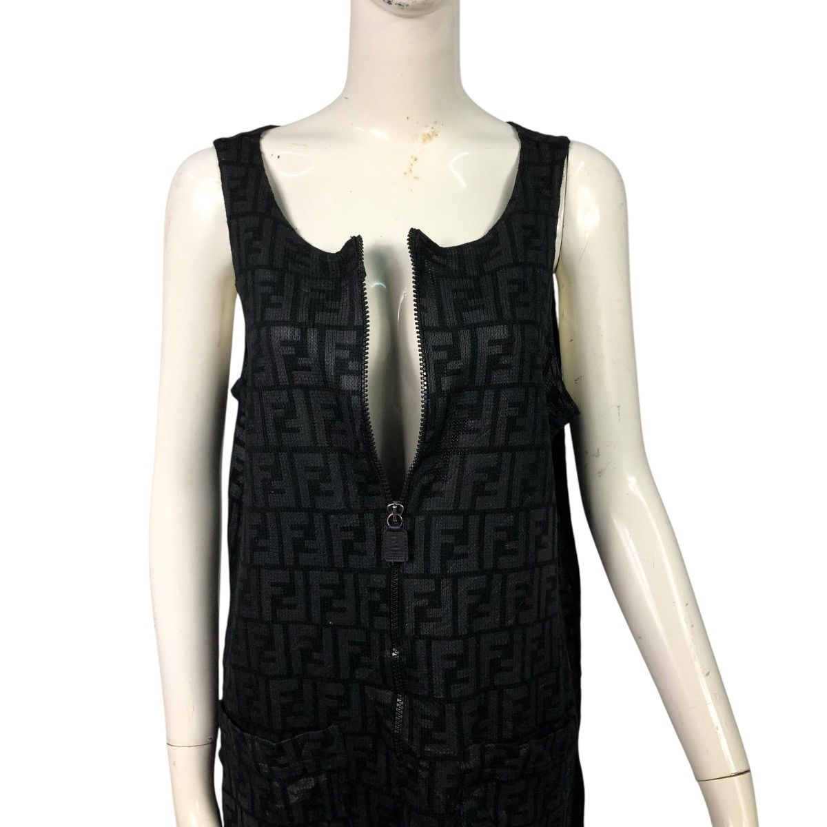 Fendi 🔥VINTAGE DRESS FENDI MONOGRAM ZUCCA FULL PRINT Size M / US 6-8 / IT 42-44 - 11 Thumbnail