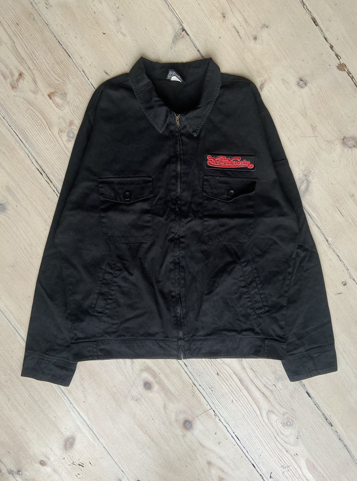 Vintage Denim Jacket King Kerosin Black Jacket