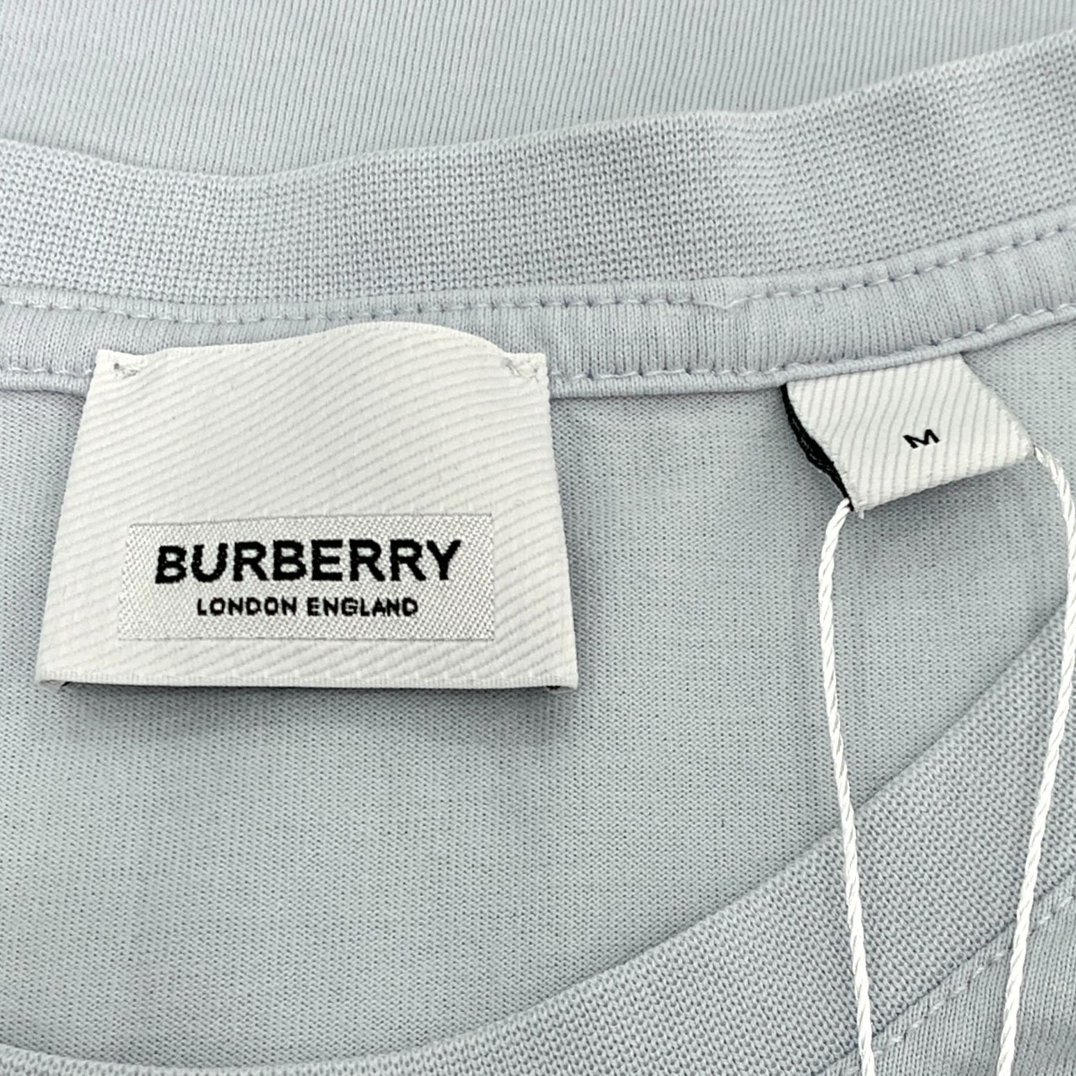 Burberry [Burberry] Light Blue TB Embroidered Cotton T-Shirt M Size US M / EU 48-50 / 2 - 2 Thumbnail