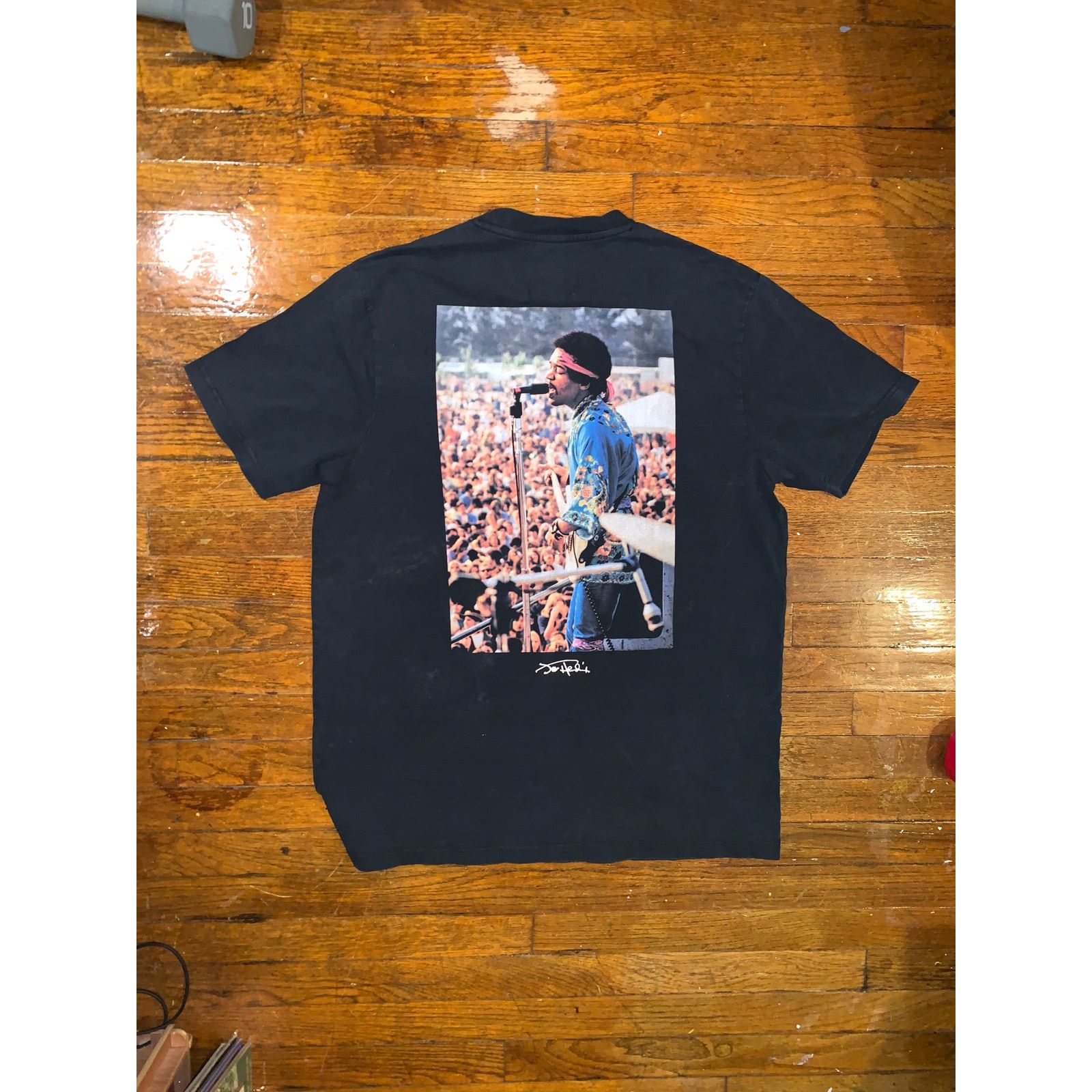 Jimi Hendrix Jimi Hendrix Shoe Palace Woodstock T Shirt Black XL Portrait Size US XL / EU 56 / 4 - 3 Thumbnail