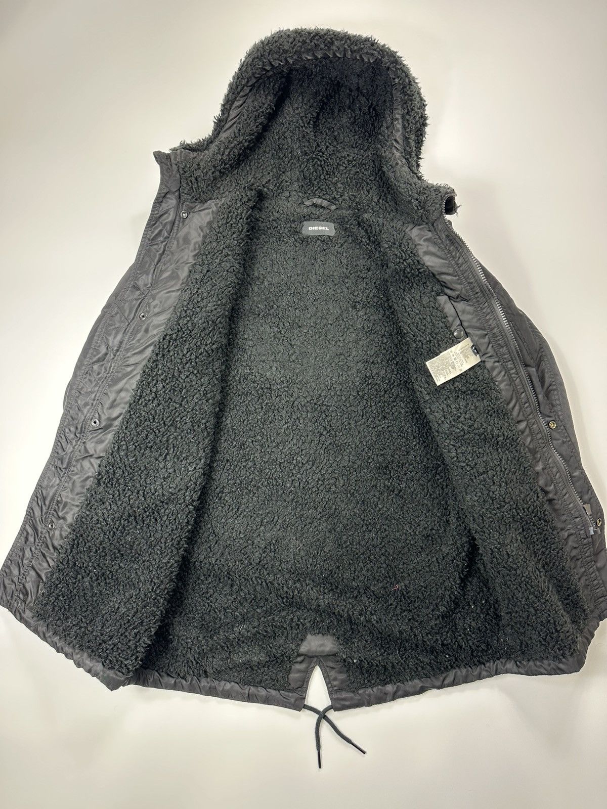Diesel Diesel Parka Fleece Men's M Size Black Size US M / EU 48-50 / 2 - 10 Thumbnail