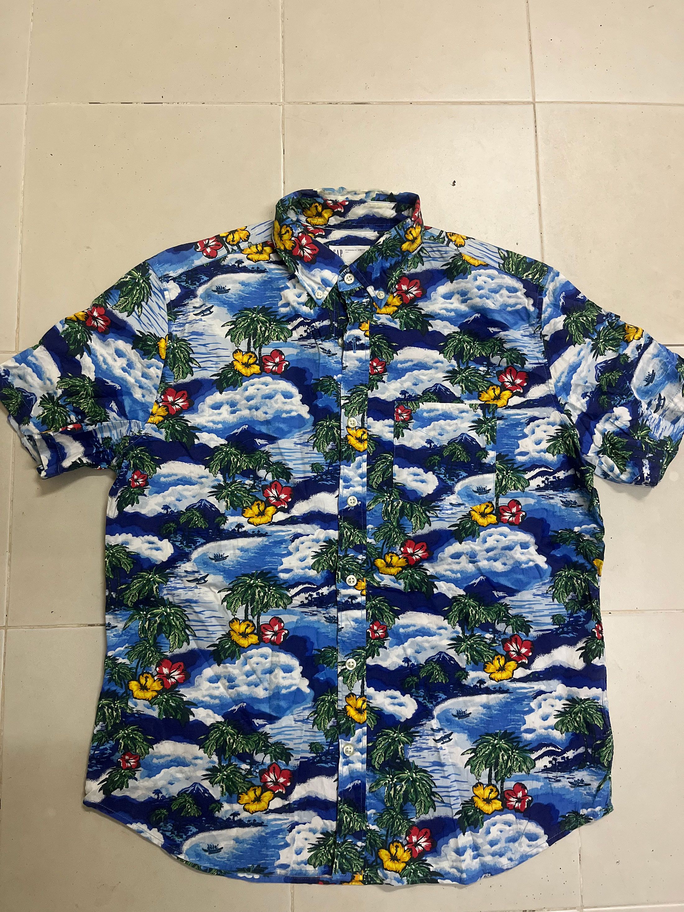 Gap Gap Aloha Hawaii Short Sleeve Full Printed Size US M / EU 48-50 / 2 - 1 Thumbnail