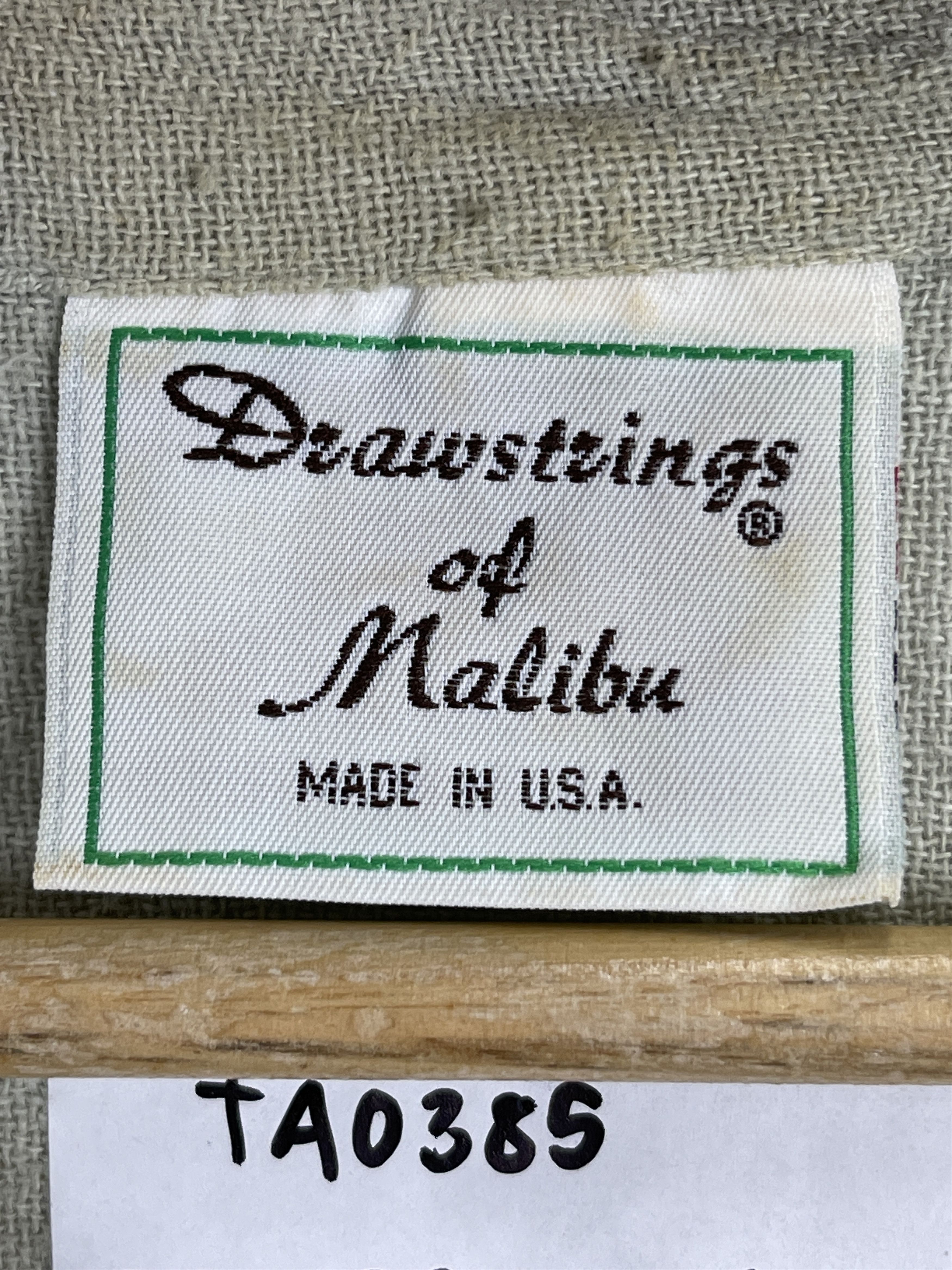Vintage Drawstrings of Malibu Oversized Shirt TA0385