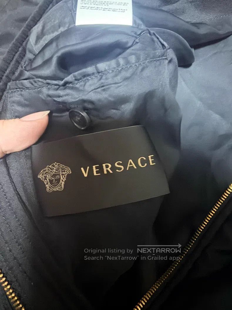 Versace Versace Cotton jacket coat Size XXL / US 16-18 / IT 52-54 - 5 Thumbnail