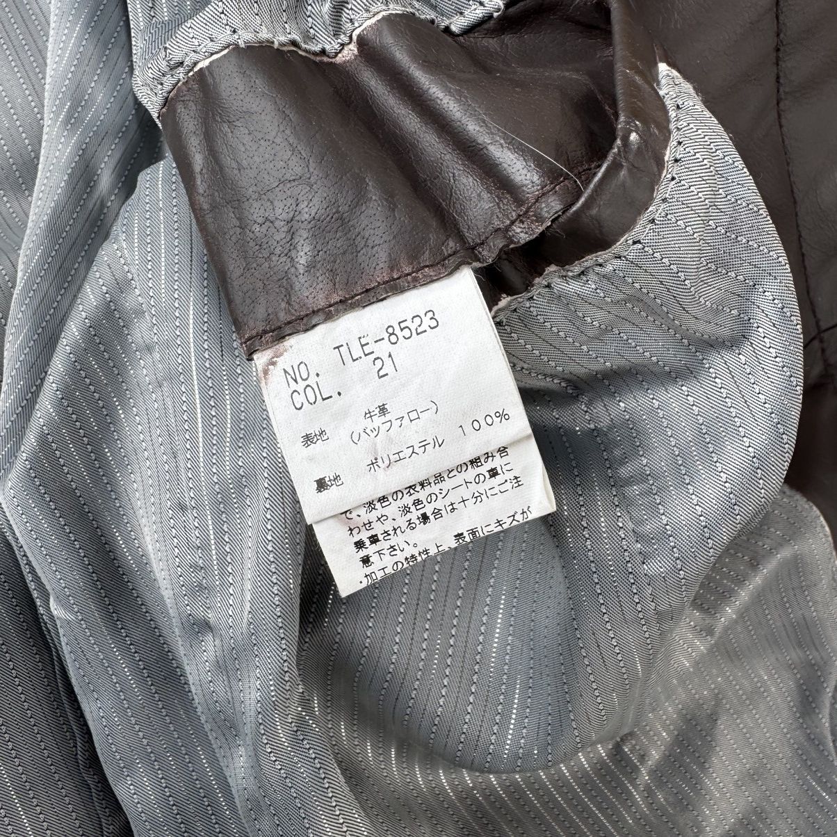 Tornado Mart Tornado Mart leather maxi coat Size L / US 10 / IT 46 - 10 Thumbnail