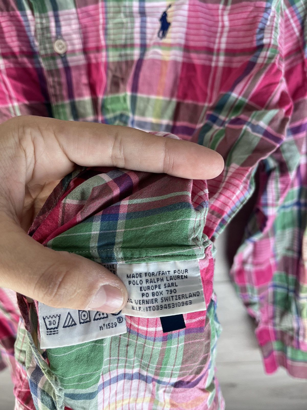 Polo Ralph Lauren Vintage Men's button-down shirt Polo Ralph Lauren size L Size US L / EU 52-54 / 3 - 7 Thumbnail
