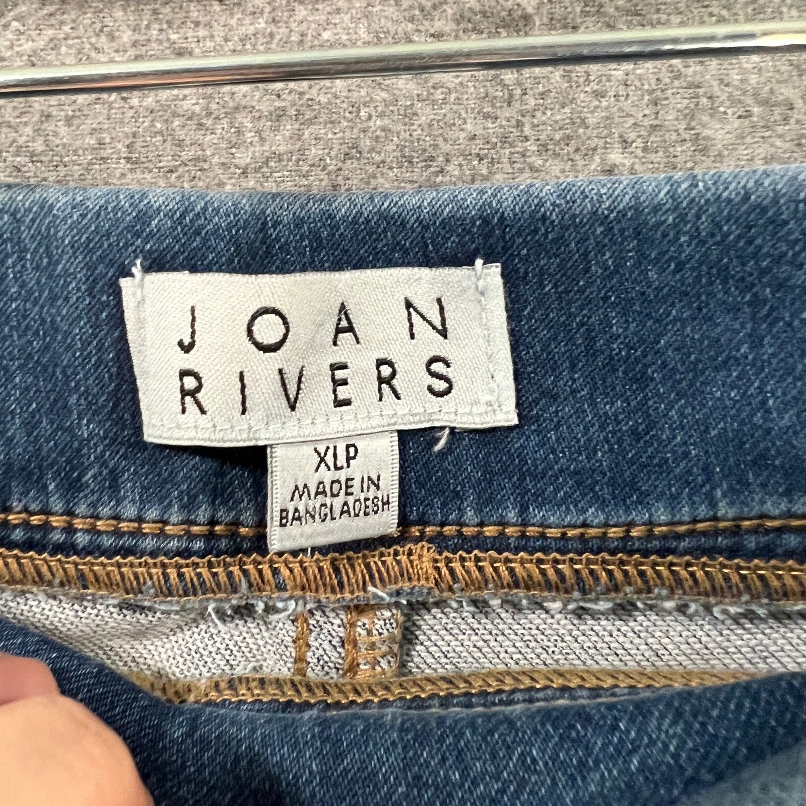 Other Joan Rivers Cotton Blend Stretch Denim Capri Pant w/ Snap Size 36" / US 14 / IT 50 - 3 Thumbnail