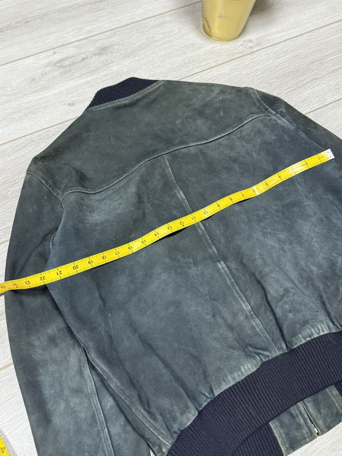Sandro Sandro leather bomber jacket zip vintage Size US L / EU 52-54 / 3 - 13 Thumbnail