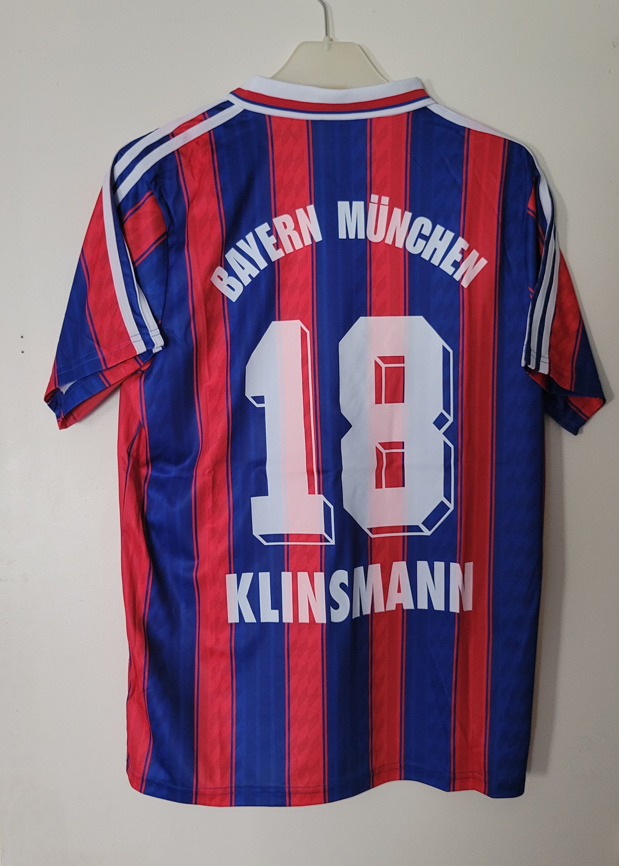 Other Klinsmann 18 bayern munich 1995 Fußball retro Trikot Jersey Size US L / EU 52-54 / 3 - 1 Thumbnail