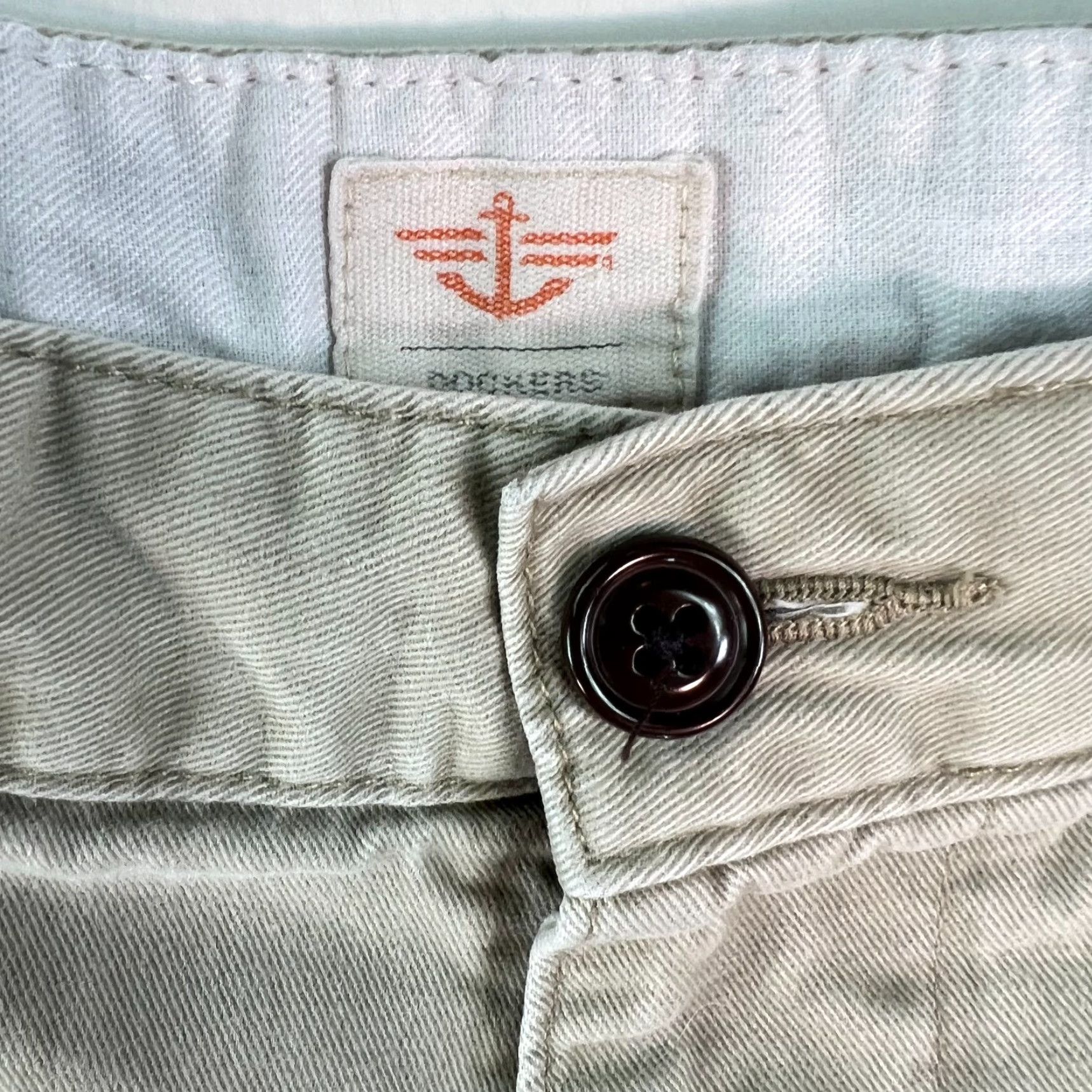 Dockers DOCKERS Mens Chino Shorts Size 40 Beige Flat Front Mid Rise Slash Pockets Casual Size US 40 / EU 56 - 3 Thumbnail