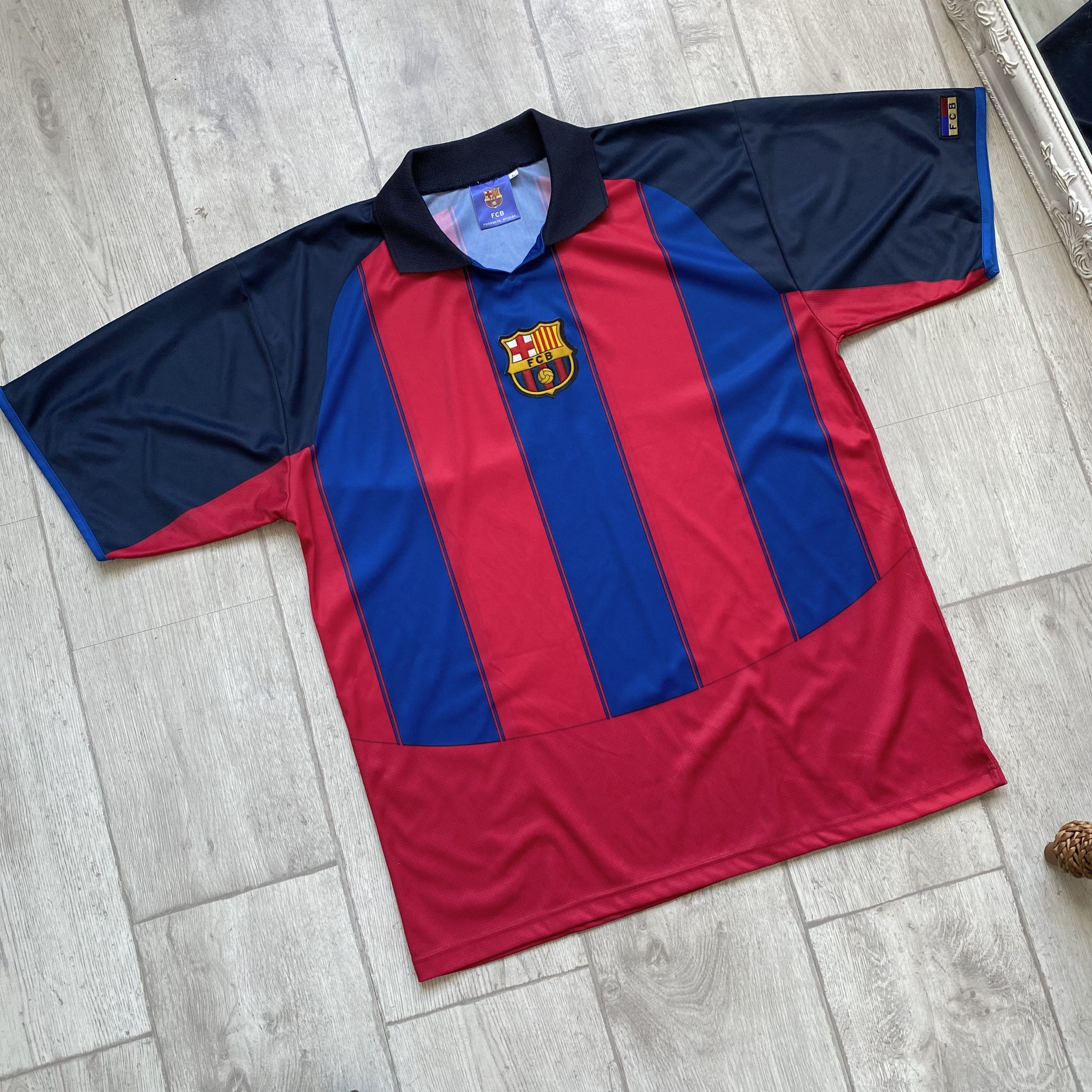Vintage Vintage Barcelona Retro Jersey Football Size US L / EU 52-54 / 3 - 7 Thumbnail