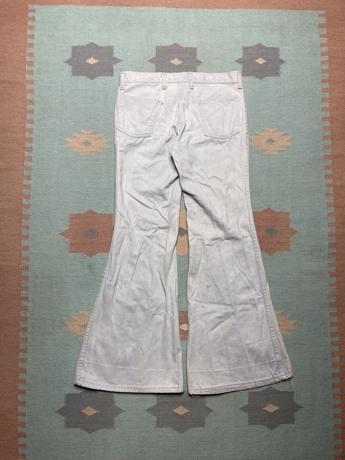 70s elephant bell bottom flare pants moleskin Male 31x31