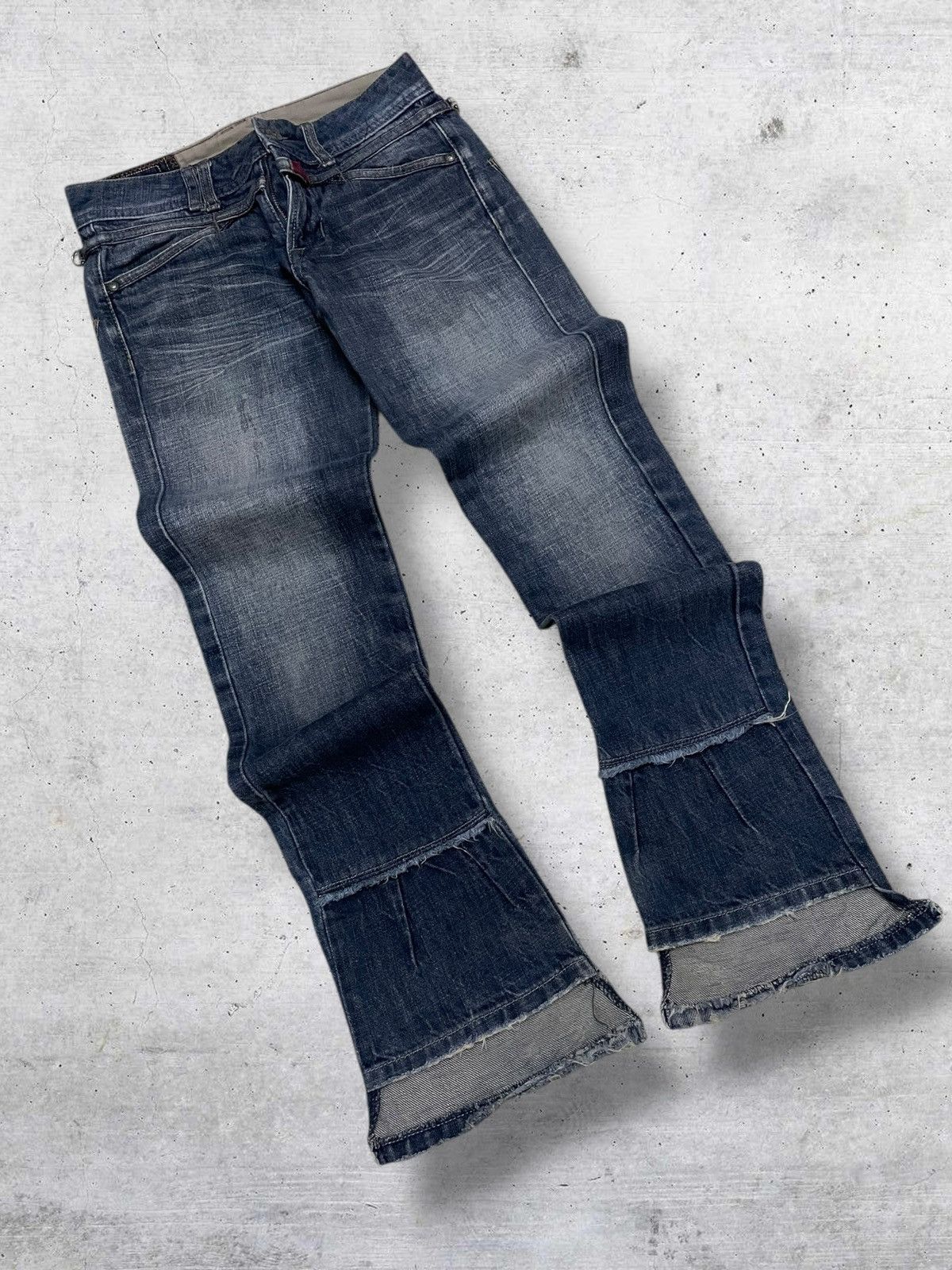 Marithe + Francois Girbaud VINTAGE MARITHE FRANCOIS GIRBAUD DESIGNER 90S FLARED DENIM Size US 26 / EU 42 - 2 Thumbnail