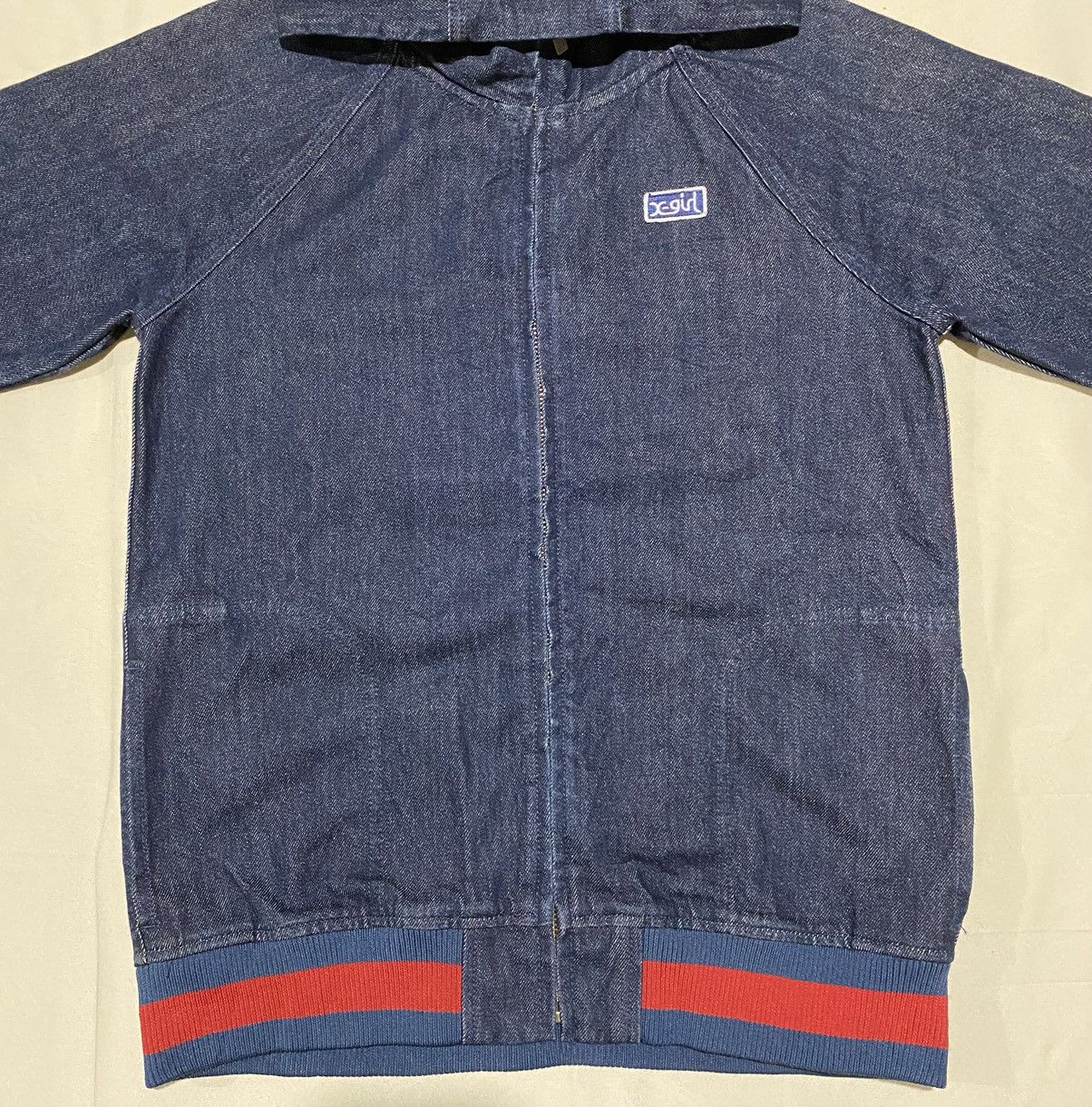 Japanese Brand × Vintage Vintage X-girl Embroidered Denim Jacket Size US M / EU 48-50 / 2 - 4 Thumbnail
