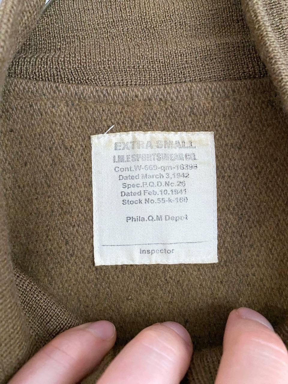 Vintage Vintage 1940s US Army Tanker Jacket WWII Wool Lining Zip TALON, Size XS-S Size US S / EU 44-46 / 1 - 19 Thumbnail