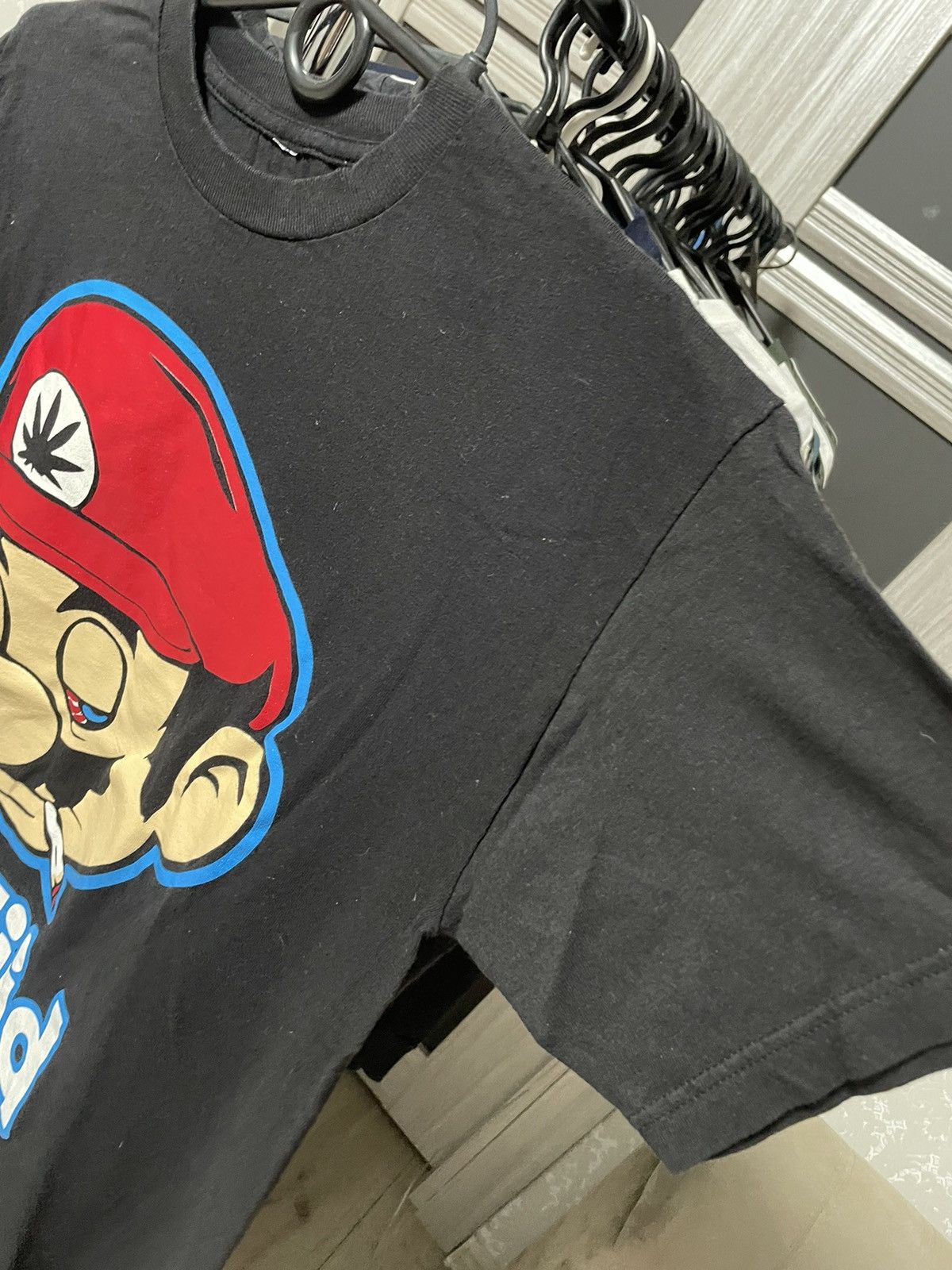 Nintendo Vintage Super Mario Wiid Smoking Weed Tee Rare T Shirt Size US M / EU 48-50 / 2 - 3 Thumbnail