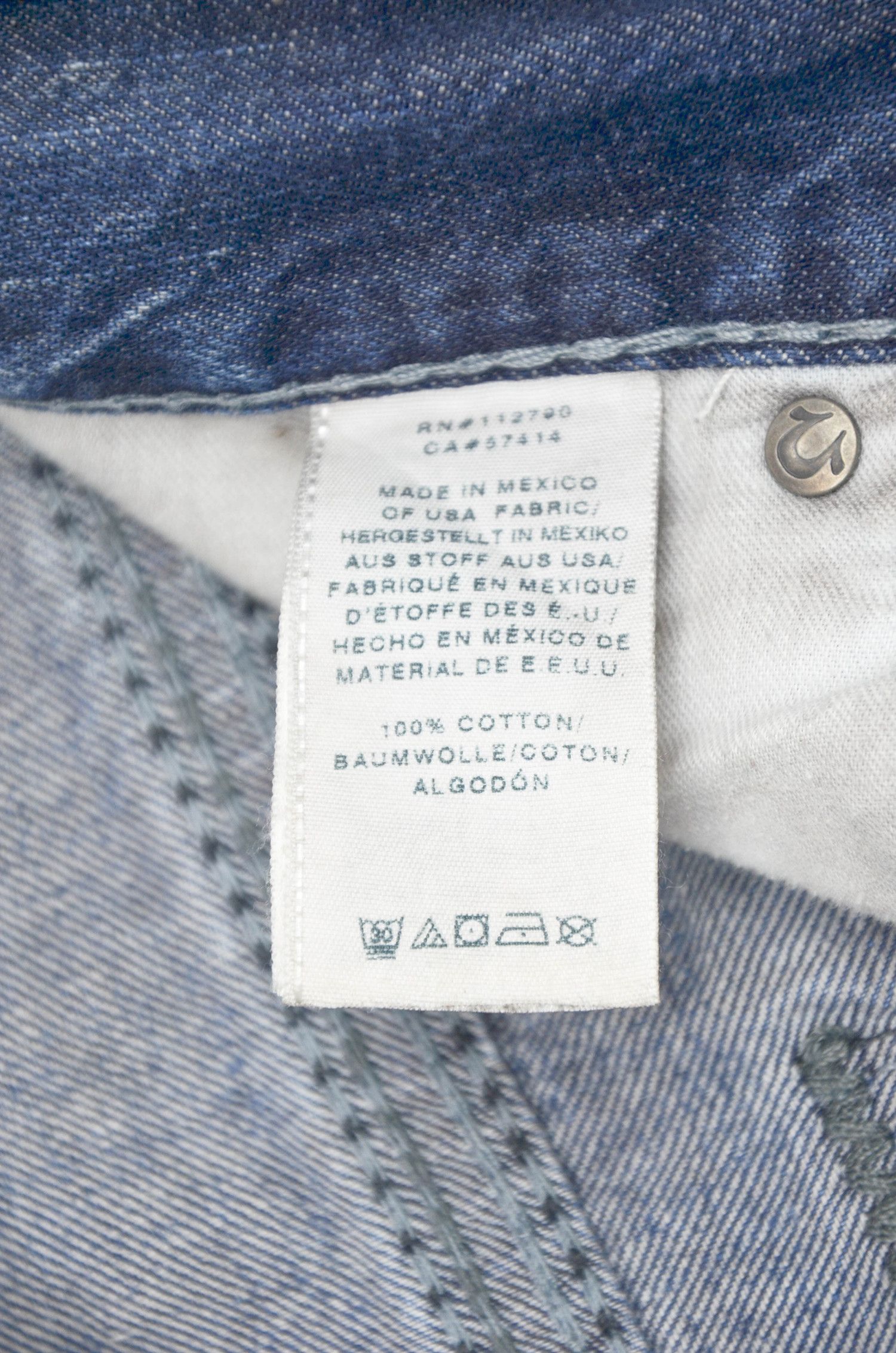 True Religion True Religion Dean Relaxed Slashed Big QT Jeans - Size 33 Size US 33 - 7 Thumbnail