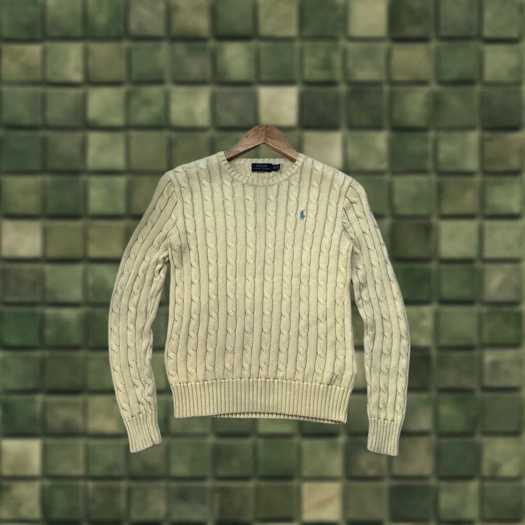 Polo Ralph Lauren Polo Ralph Lauren Sweater Crew Neck Womens Gold S Size S / US 4 / IT 40 - 1 Thumbnail