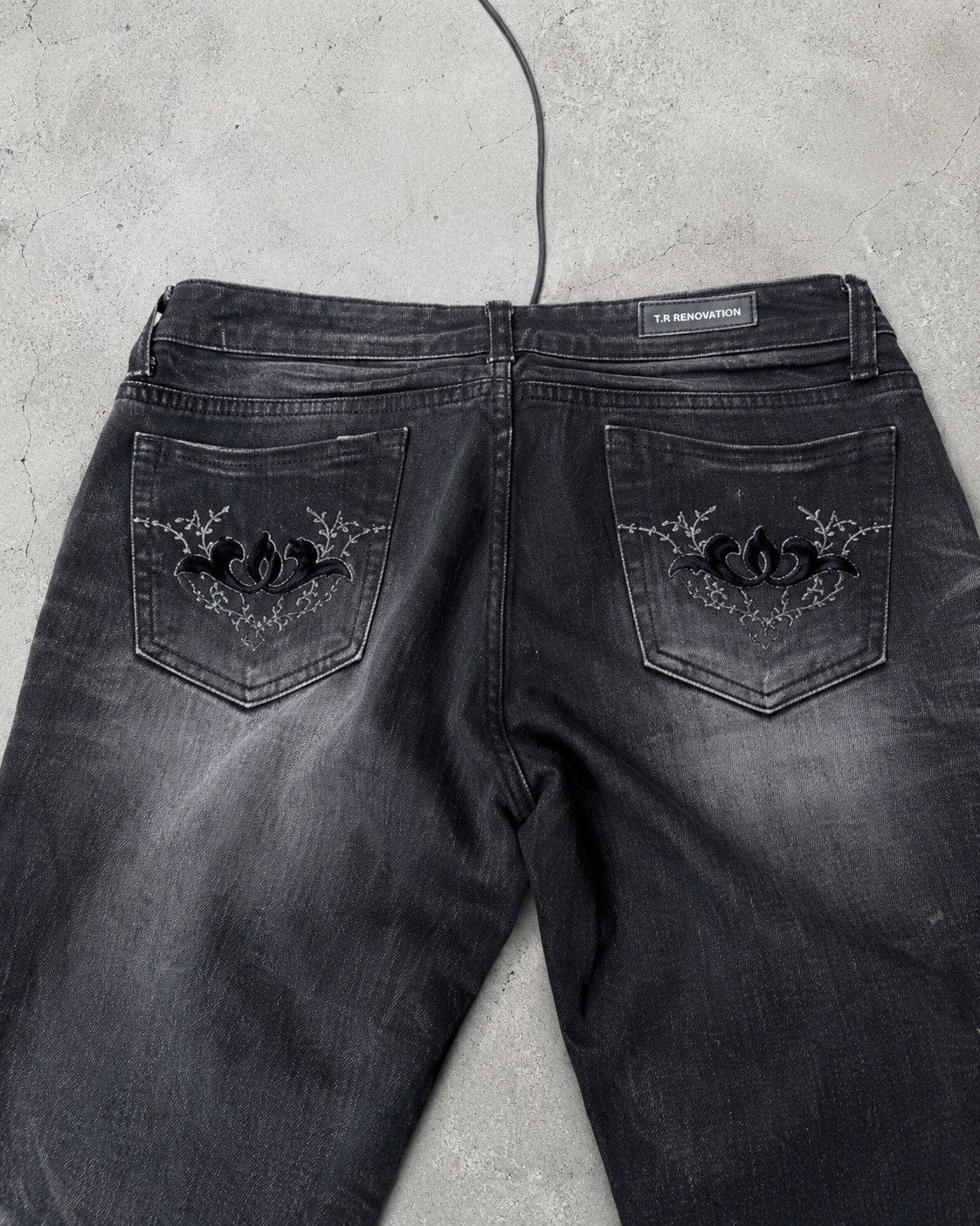 Tornado Mart TR RENOV Lace up flare jeans Size US 28 / EU 44 - 4 Thumbnail