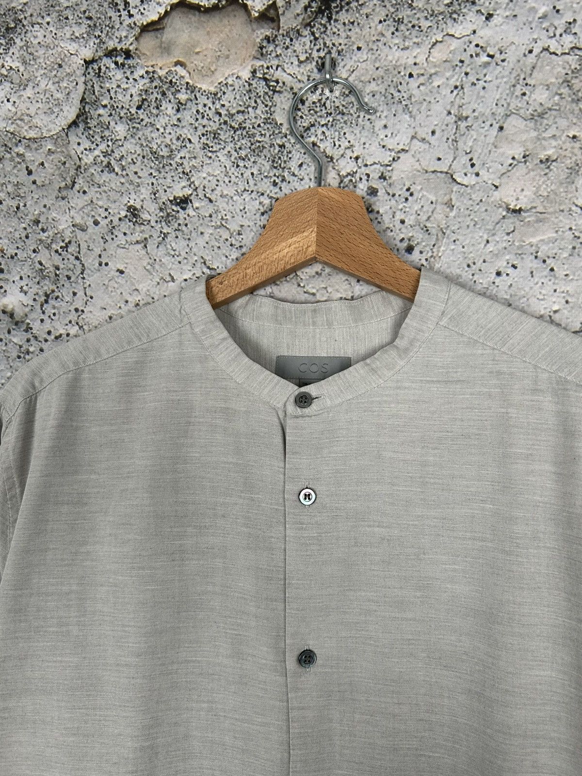 Cos COS Silk Shirt Avant Garde Designer Grunge Streetwear Size US L / EU 52-54 / 3 - 3 Thumbnail