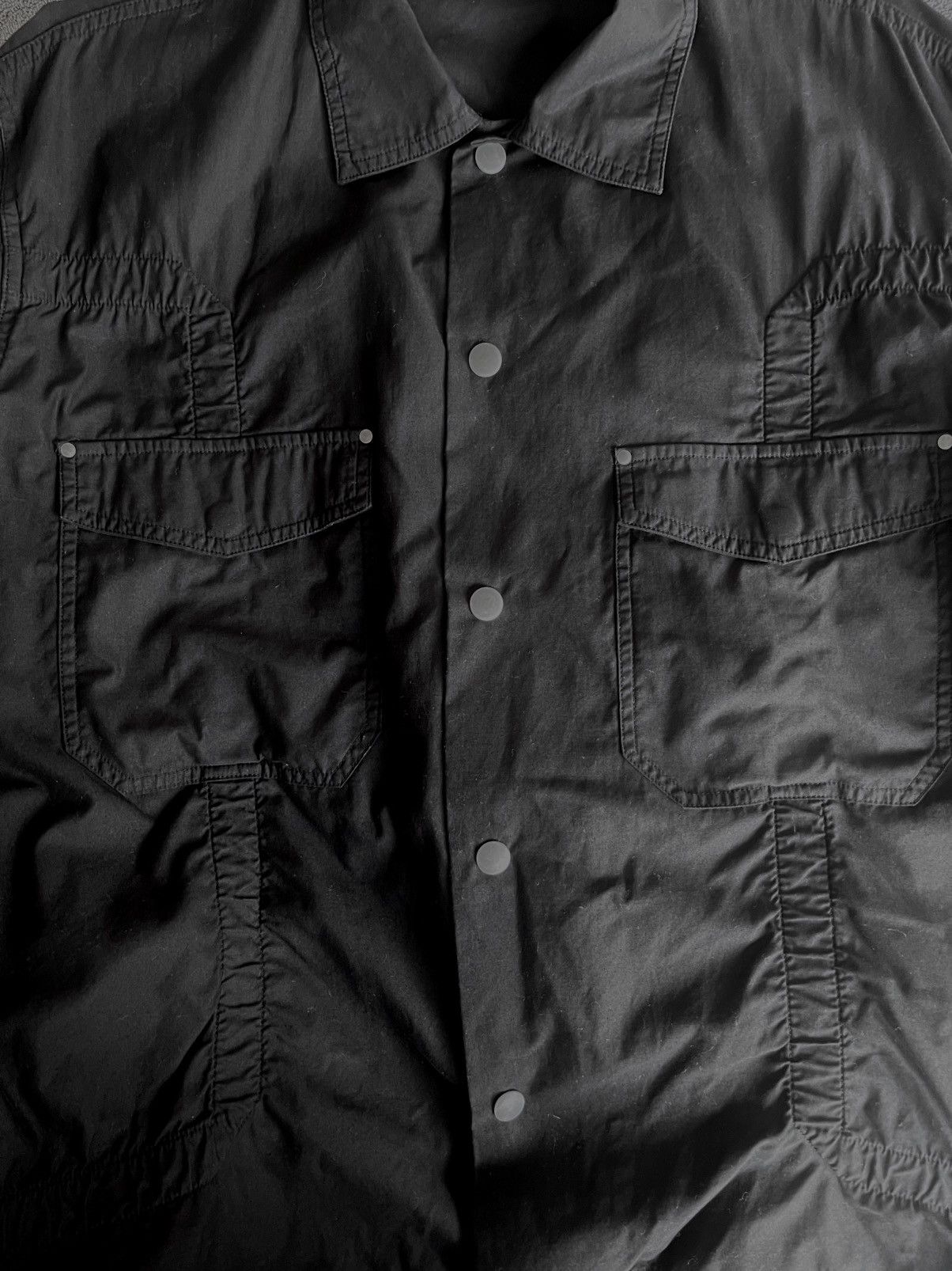 John Elliott Cotton Poplin Frame Snap Overshirt (2021) Size US M / EU 48-50 / 2 - 7 Thumbnail