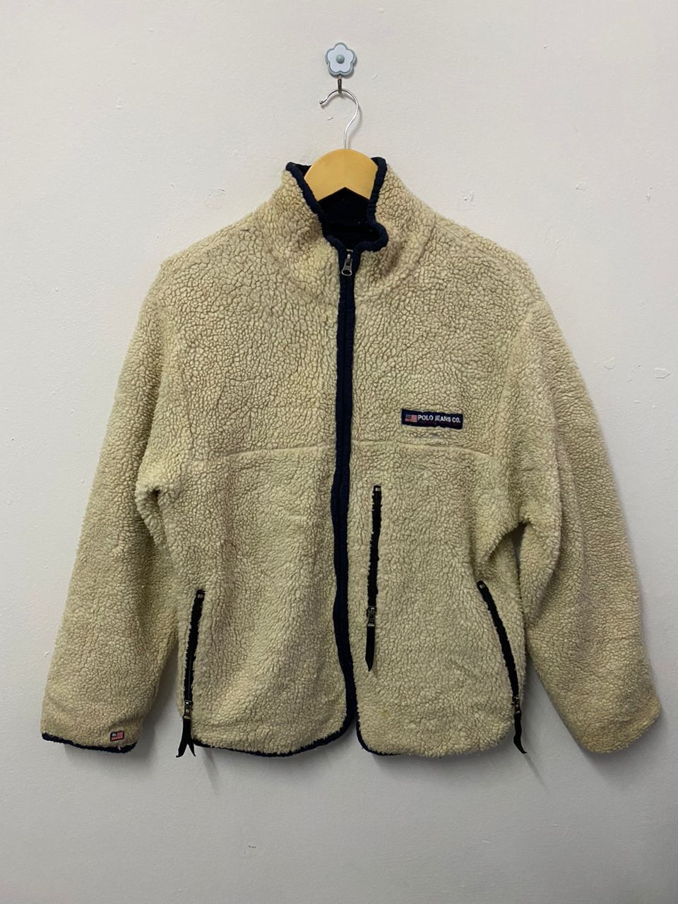 Polo Ralph Lauren Vintage Polo Jeans Ralph Lauren Sherpa Jacket Size US S / EU 44-46 / 1 - 1 Thumbnail