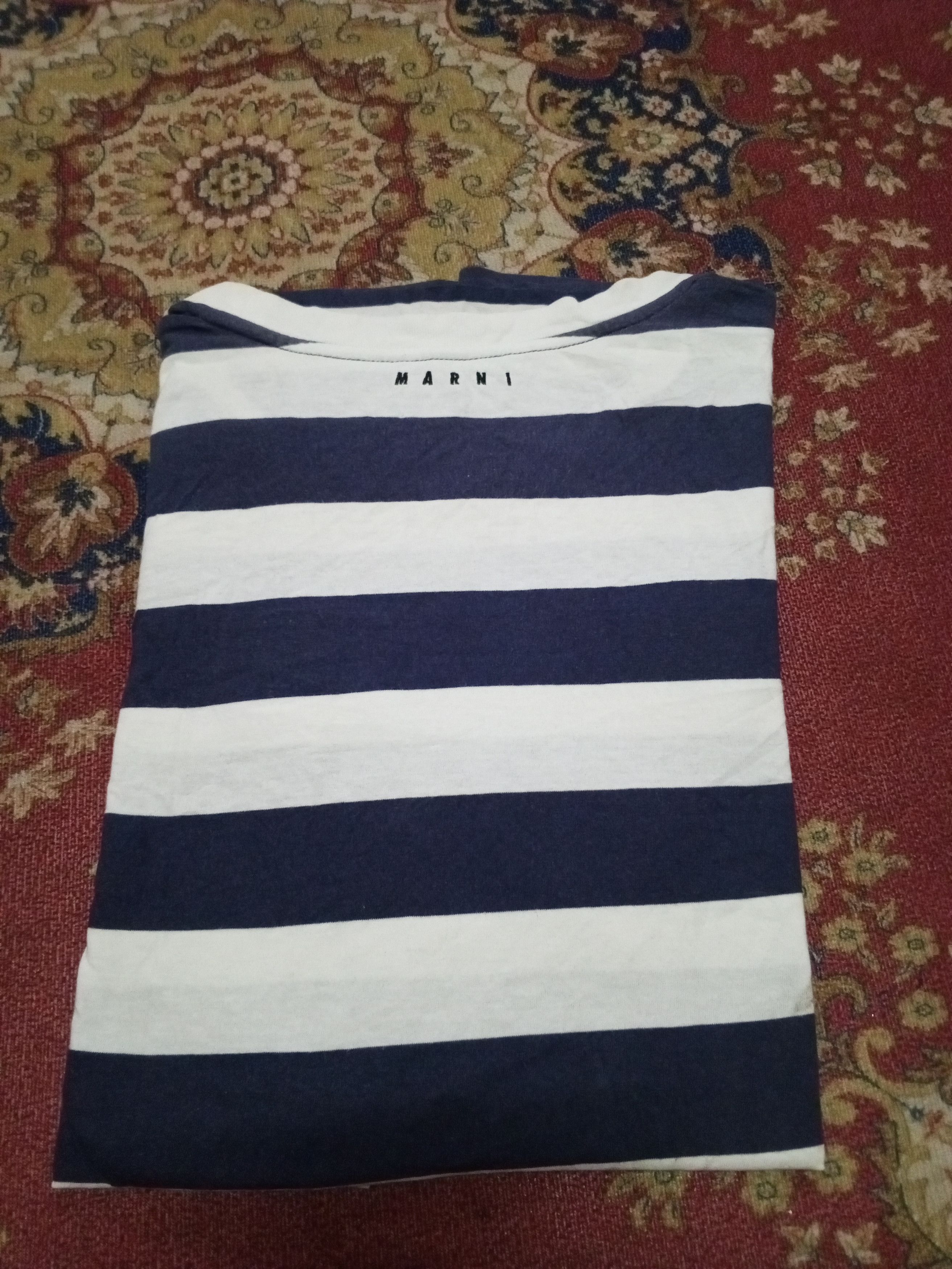 Marni MARNI -STRIPES TSHIRT Size US M / EU 48-50 / 2 - 1 Thumbnail