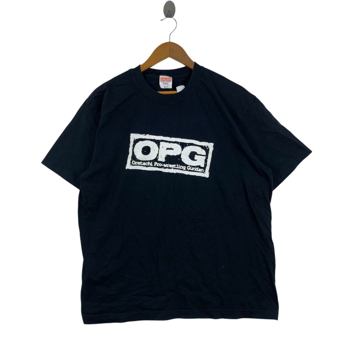 Japanese Brand Opg ORETACHI PRO-WRESTLING Gundan Atsushi Onita Japan Tshirt Size US XL / EU 56 / 4 - 1 Thumbnail