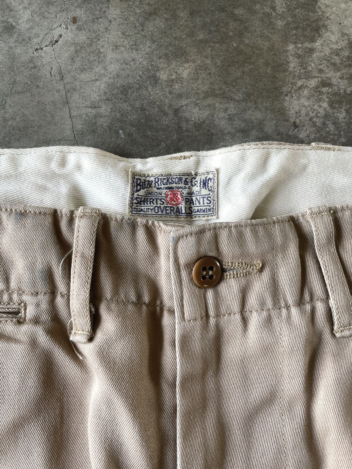 Buzz Rickson's Buzz Rickson & Co Inc Pants Union Made Size US 30 / EU 46 - 6 Thumbnail