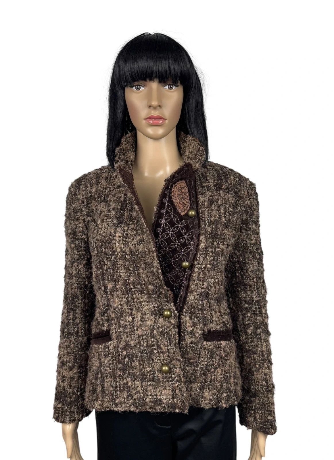 Ermanno Scervino Scervino Street Wool Alpaca Tweed Jacket size I42 US8 Size M / US 6-8 / IT 42-44 - 1 Thumbnail