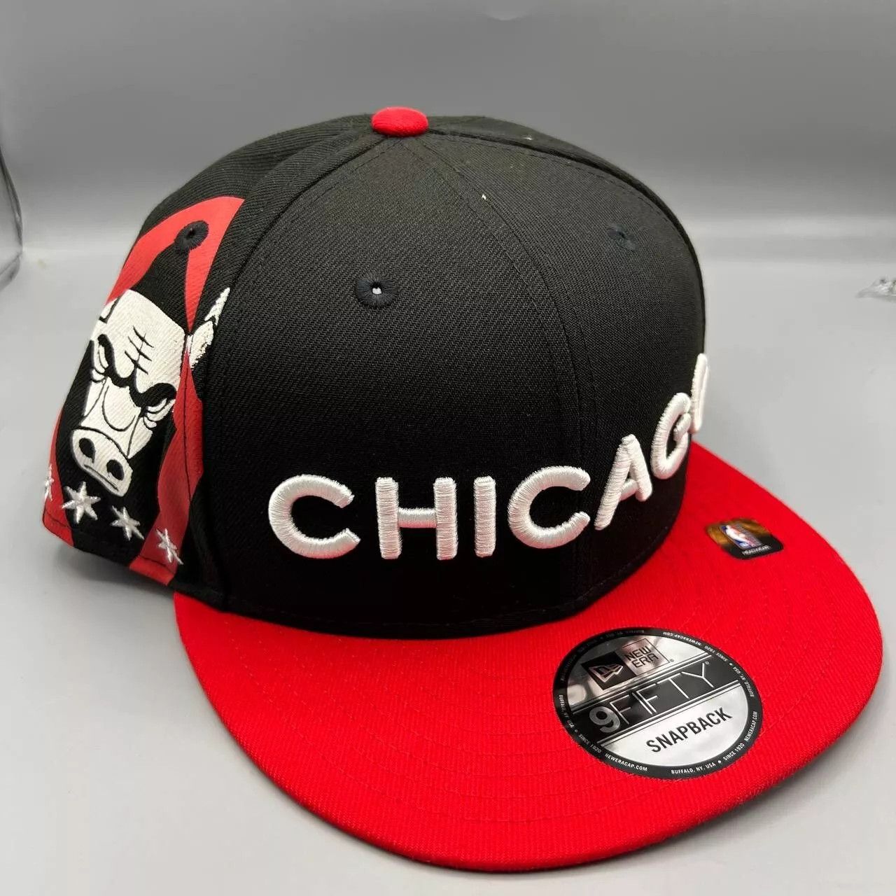 New Era Chicago Bulls Hat Men 9Fifty New Era NBA Snap Back Cap New Size ONE SIZE - 1 Thumbnail