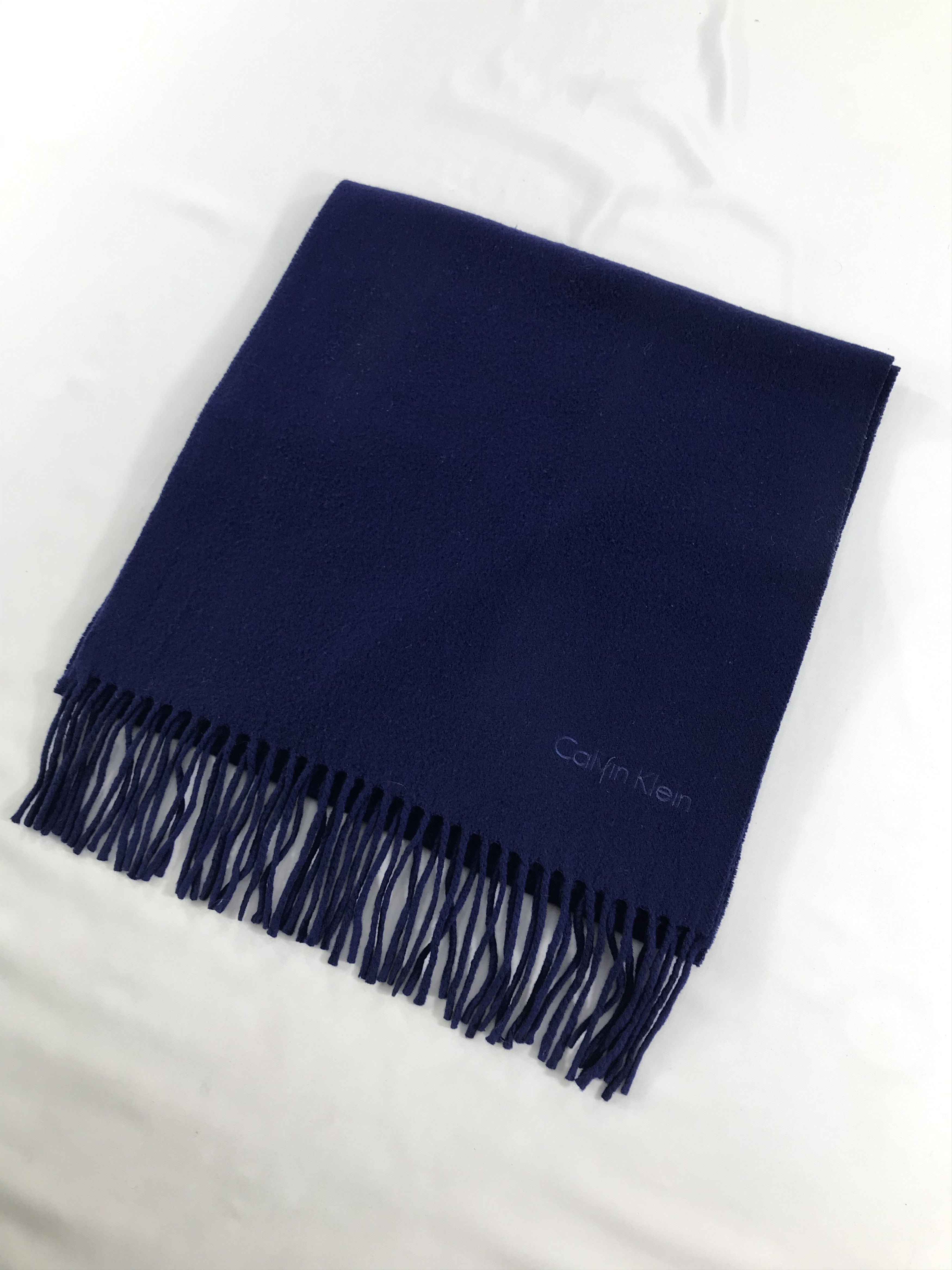 Calvin Klein Calvin Klein Wool Scarf Muffler Neck Wrap V182 Size ONE SIZE - 3 Thumbnail