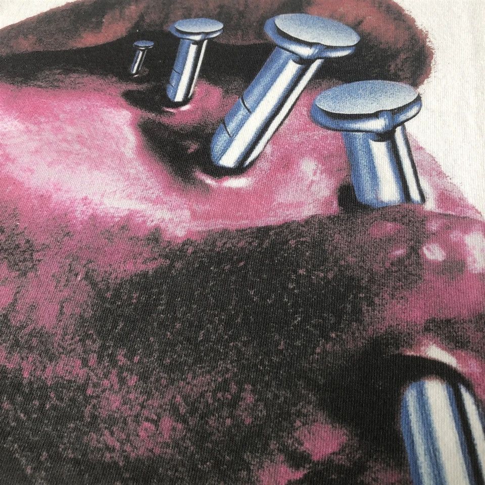 Vintage Vintage Graphic Printed Lip Girl T-Shirt y2k Size US XL / EU 56 / 4 - 4 Thumbnail