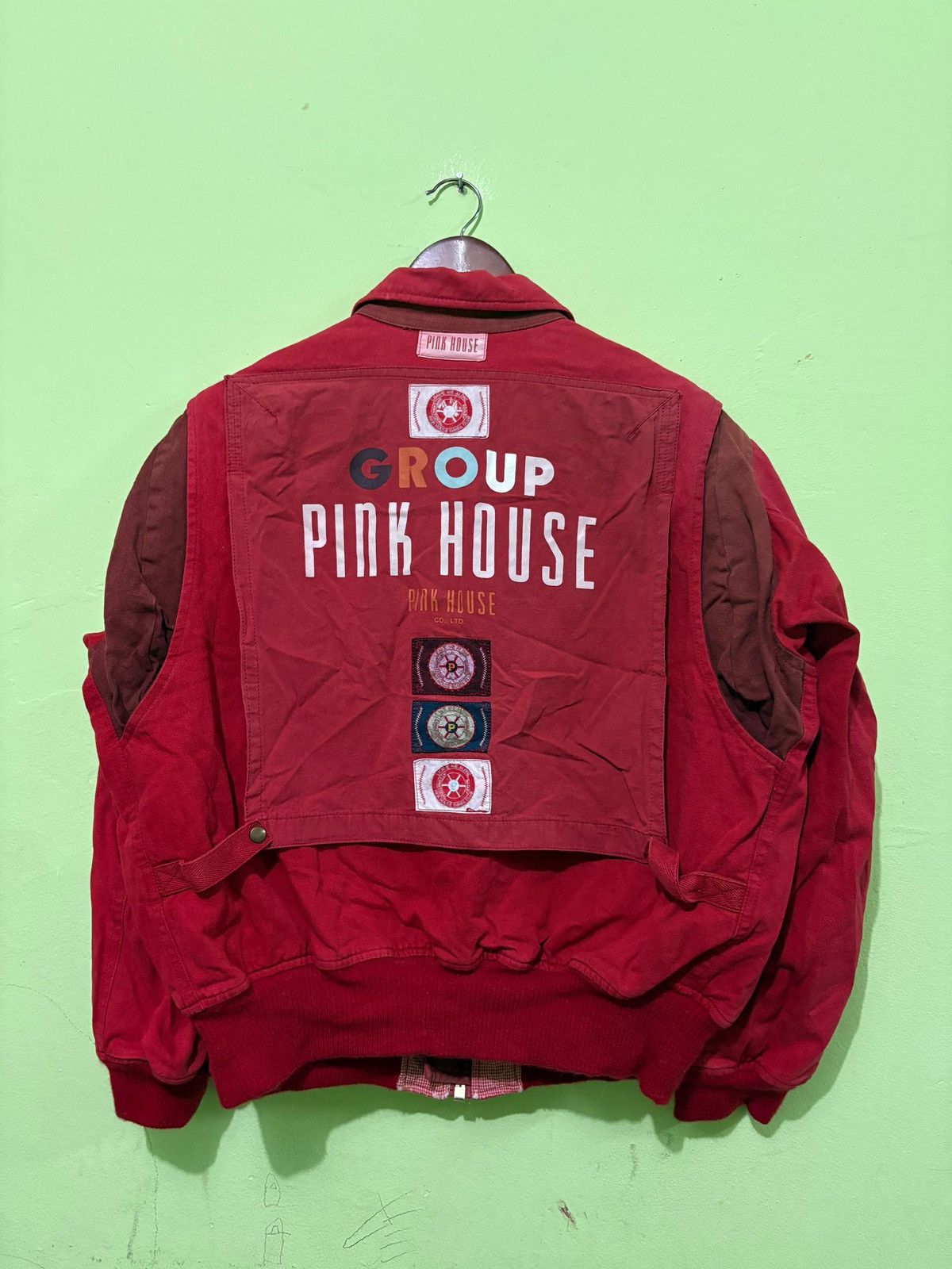Pink House Vintage Pink House MA-1 Bomber Jacket Design Group Pinkhouse Size US M / EU 48-50 / 2 - 7 Thumbnail
