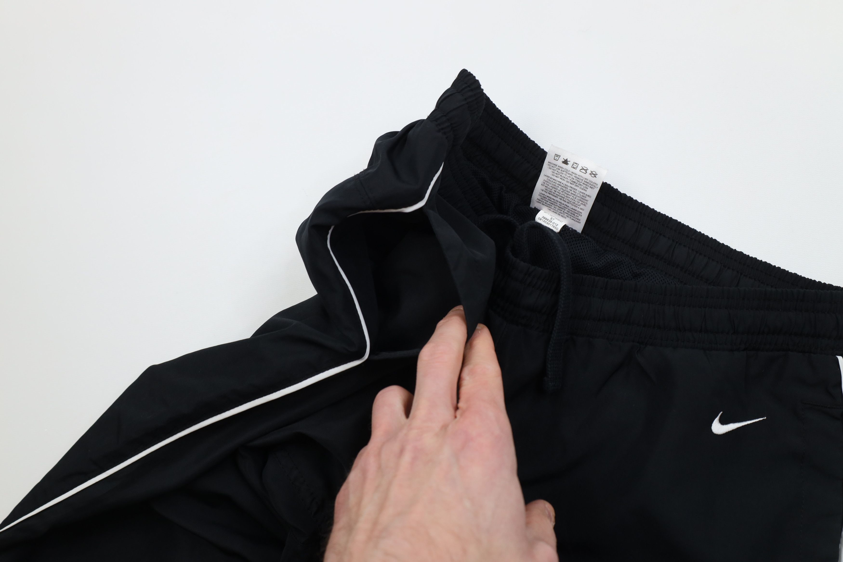 Nike Vintage Y2K Nike Scott Mini Swoosh Flared Windbreaker Pants Size 28" / US 6 / IT 42 - 7 Thumbnail